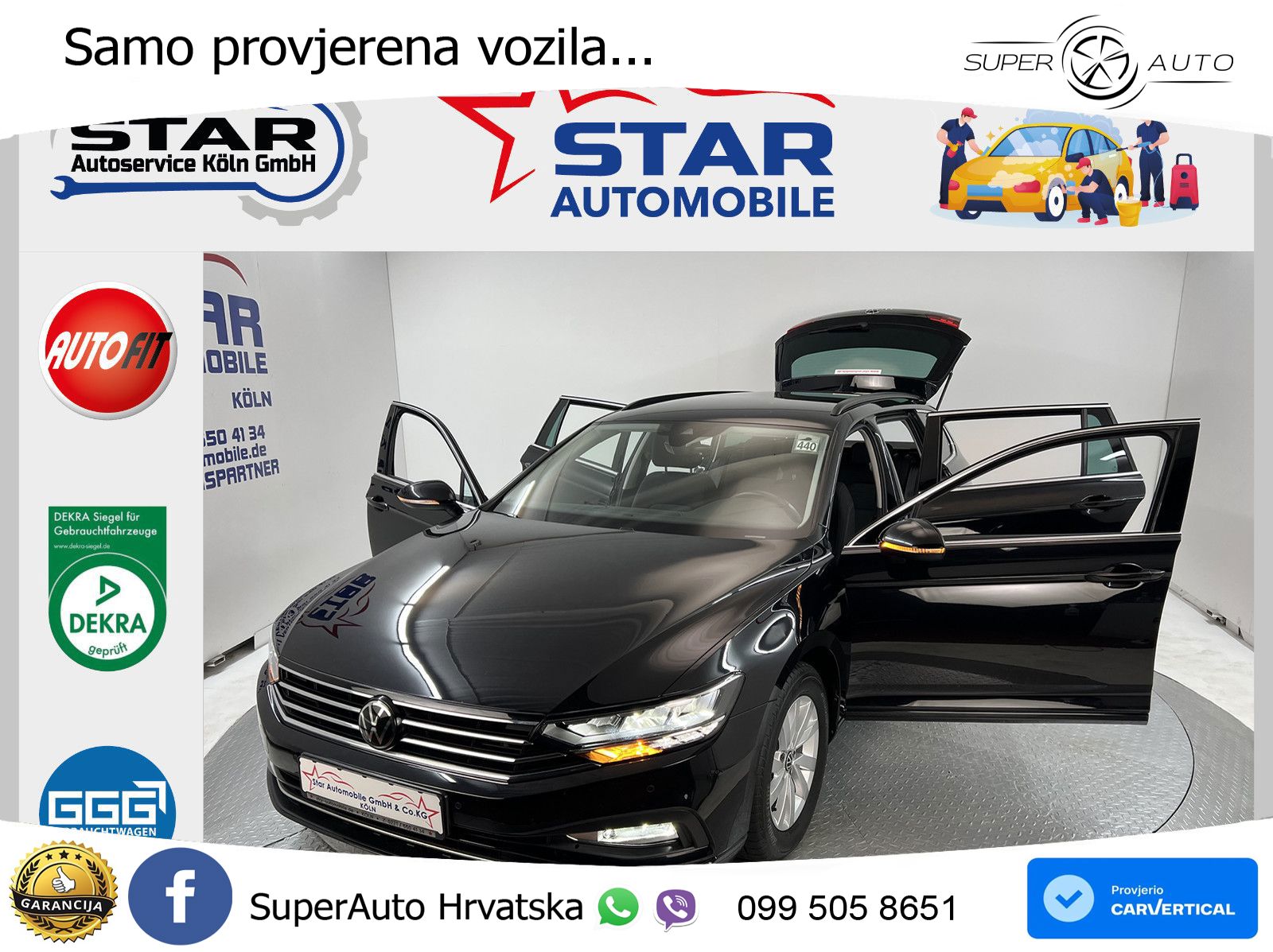 Volkswagen Passat Variant 2.0 TDI (150 KS) DSG Business ZRAČNI+ACC+GR SJED+KAM