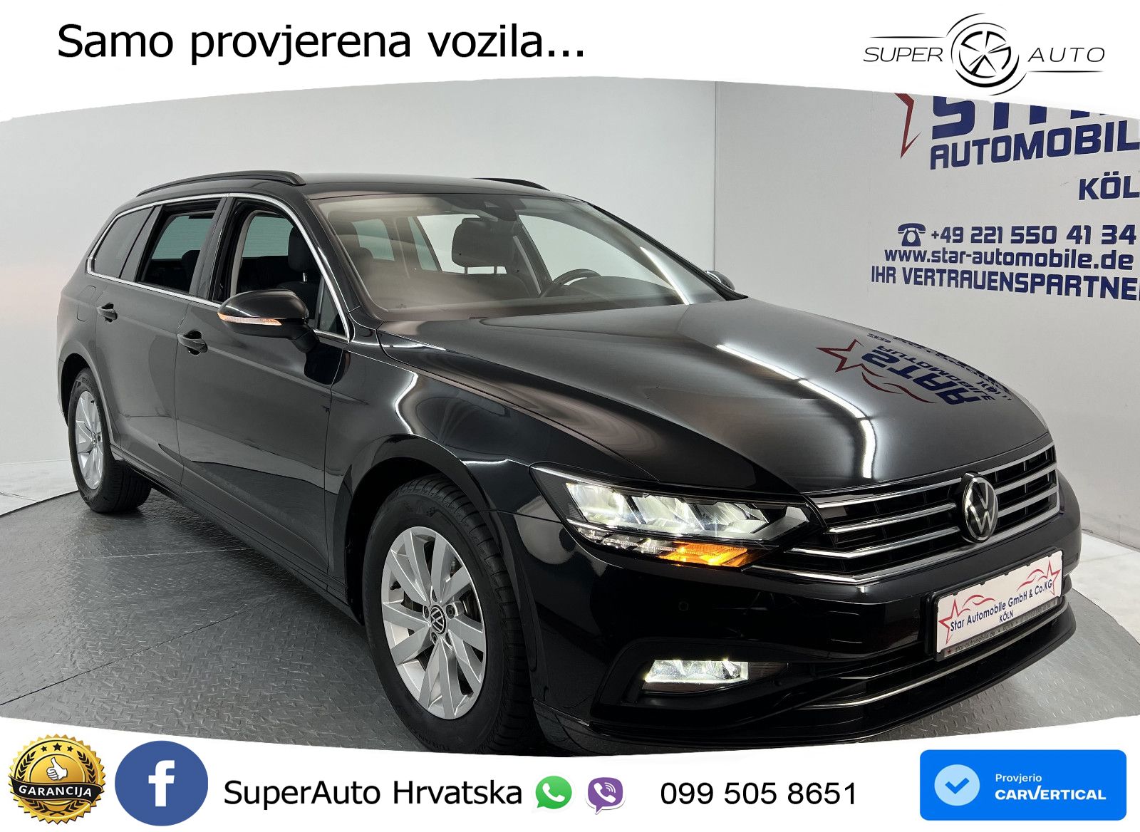 Volkswagen Passat Variant 2.0 TDI (150 KS) DSG Business ZRAČNI+ACC+GR SJED+KAM