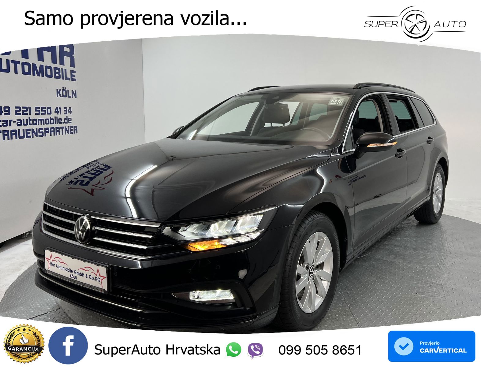 Volkswagen Passat Variant 2.0 TDI (150 KS) DSG Business ZRAČNI+ACC+GR SJED+KAM