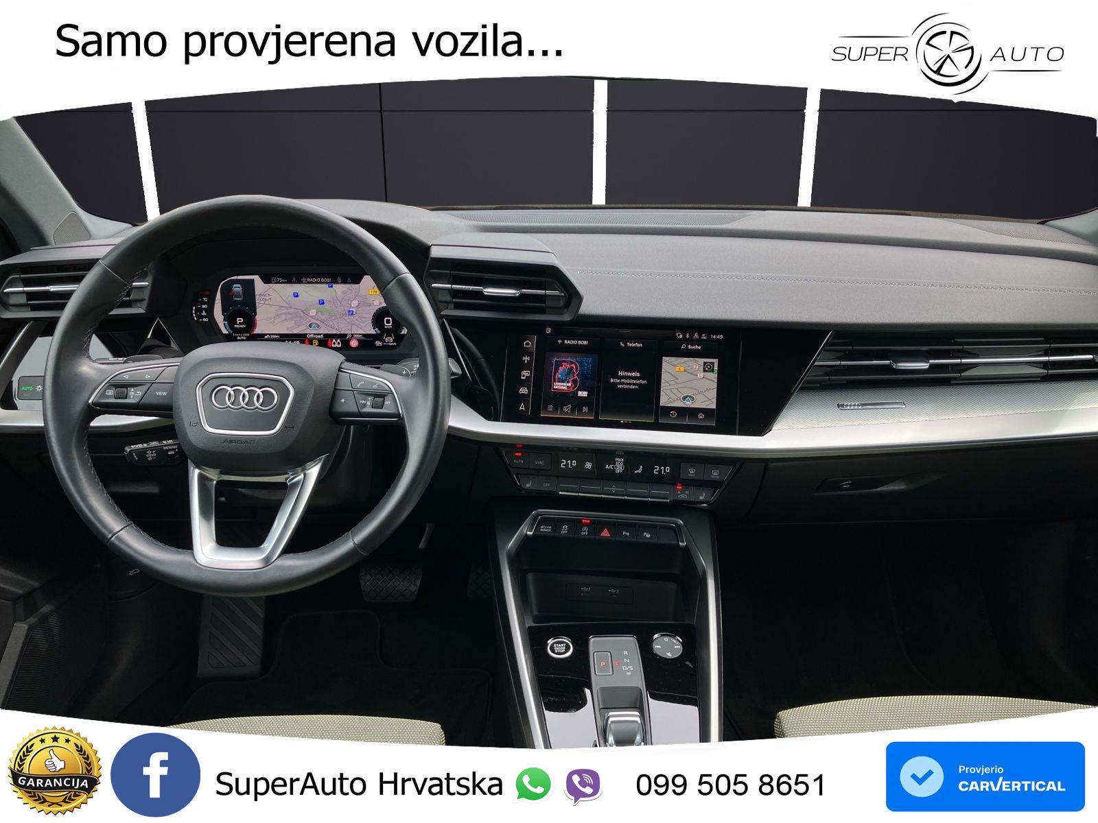 Audi A3 Limuzina 35 TFSI (150 KS) S tronic advanced MATRIX+GR SJED+KAM