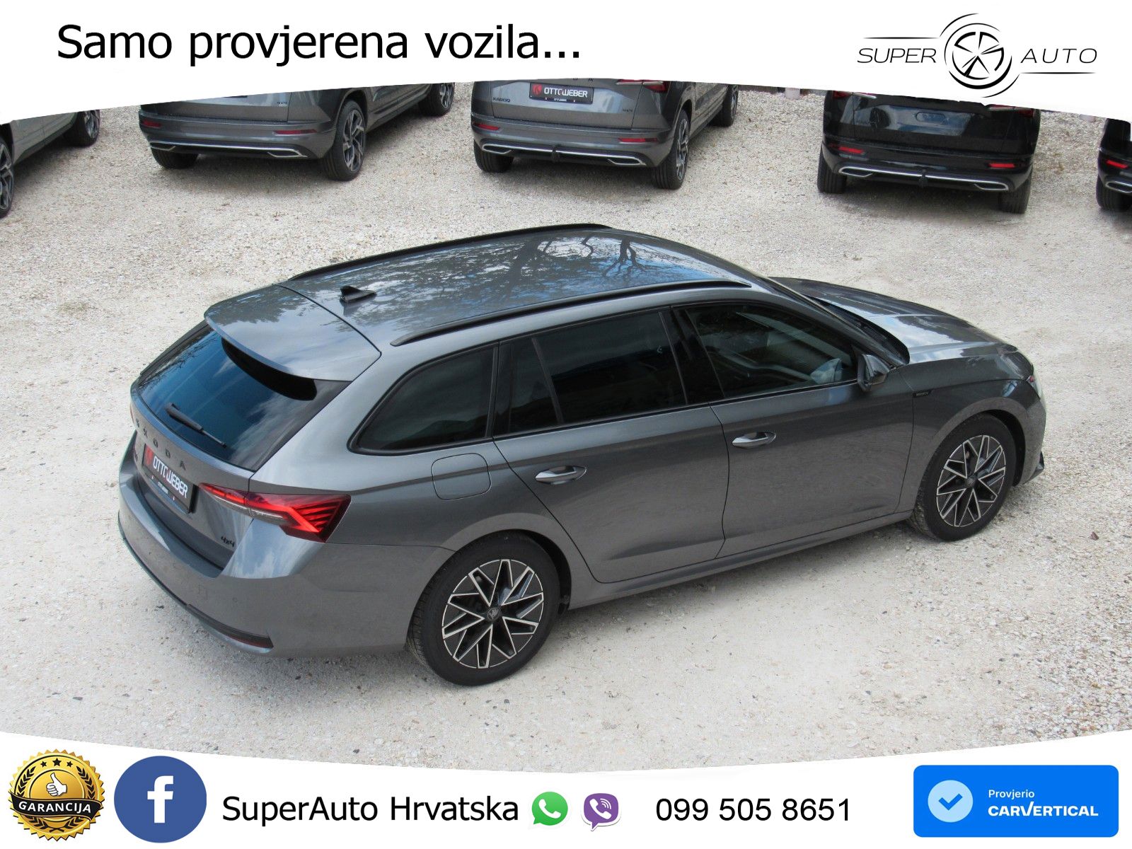 Škoda Octavia Combi 2.0 TSI (204 KS) 4x4 DSG SportLine LED+GR SJED+ACC