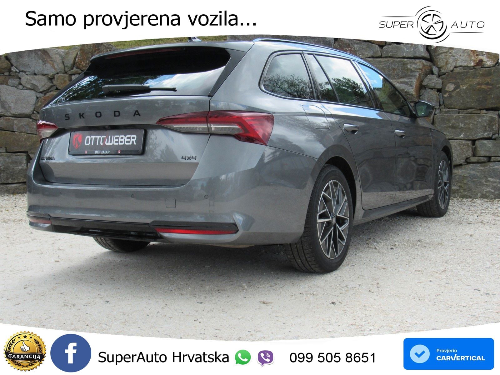 Škoda Octavia Combi 2.0 TSI (204 KS) 4x4 DSG SportLine LED+GR SJED+ACC
