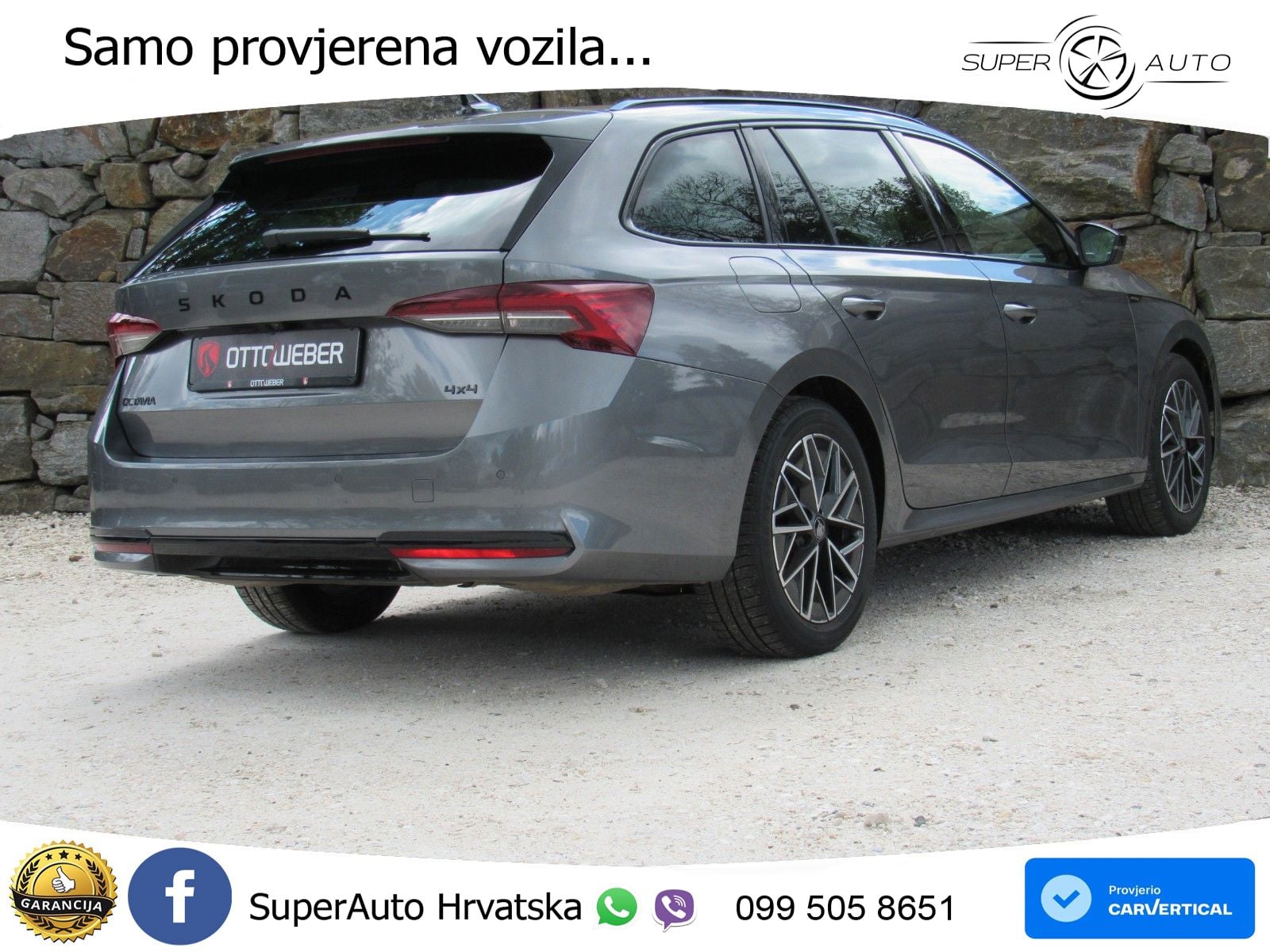 Škoda Octavia Combi 2.0 TSI (204 KS) 4x4 DSG SportLine LED+GR SJED+ACC