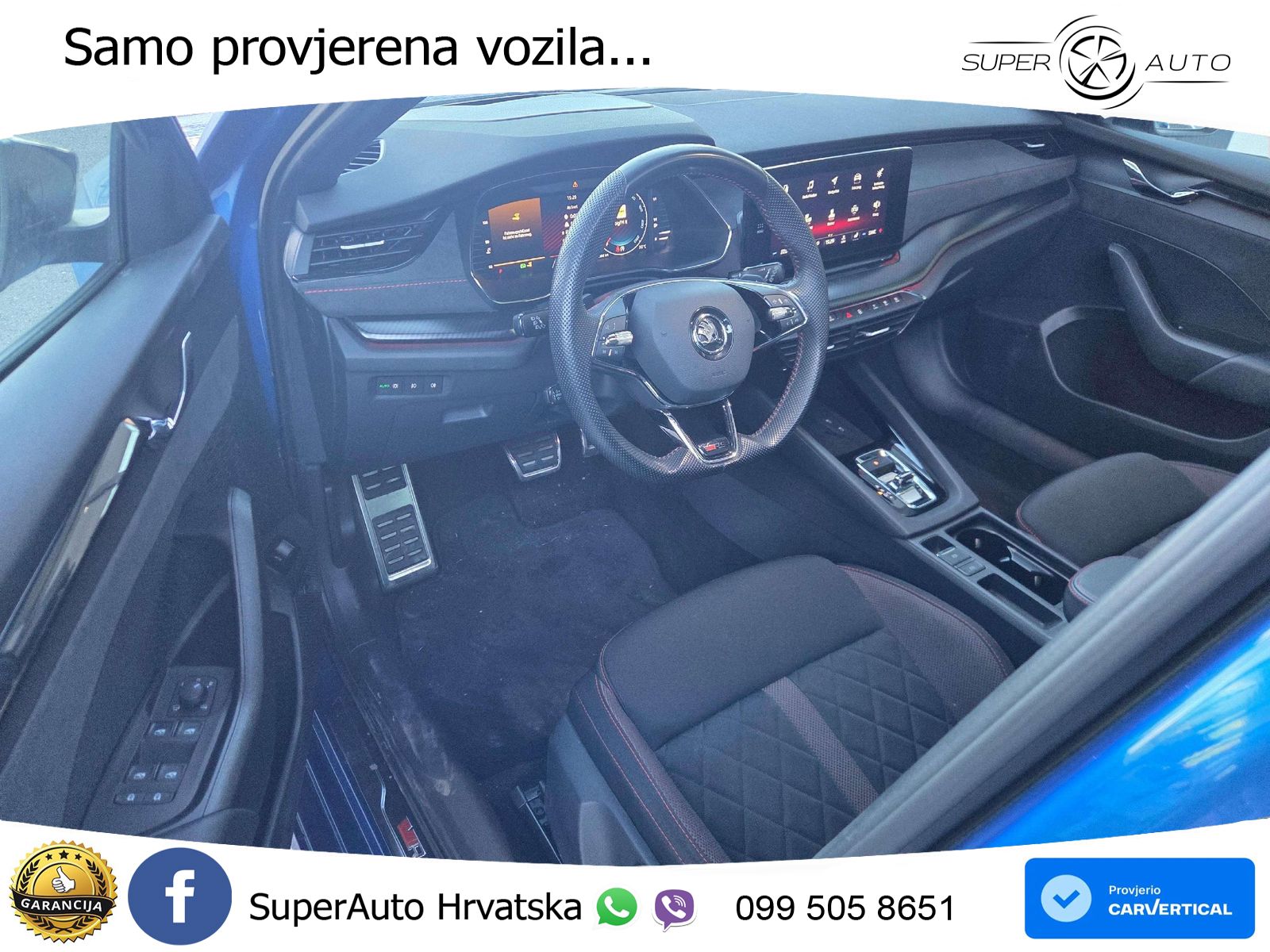 Škoda Octavia Combi RS 2.0 TDI (200 KS) DSG LED+GR SJED+ACC