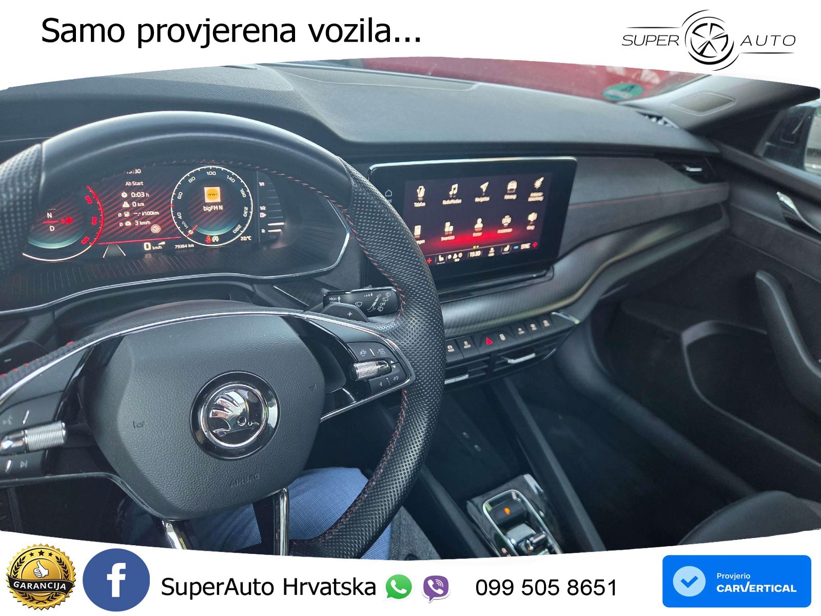 Škoda Octavia Combi RS 2.0 TDI (200 KS) DSG LED+GR SJED+ACC