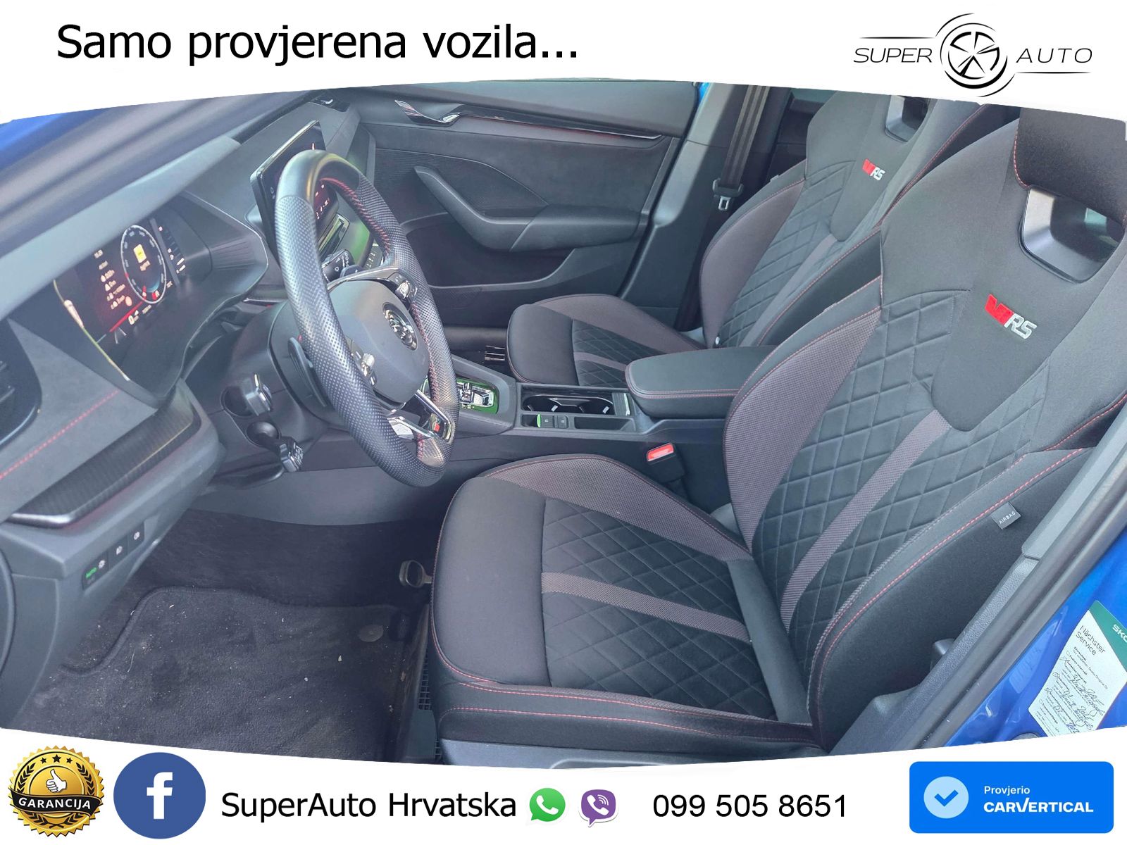 Škoda Octavia Combi RS 2.0 TDI (200 KS) DSG LED+GR SJED+ACC