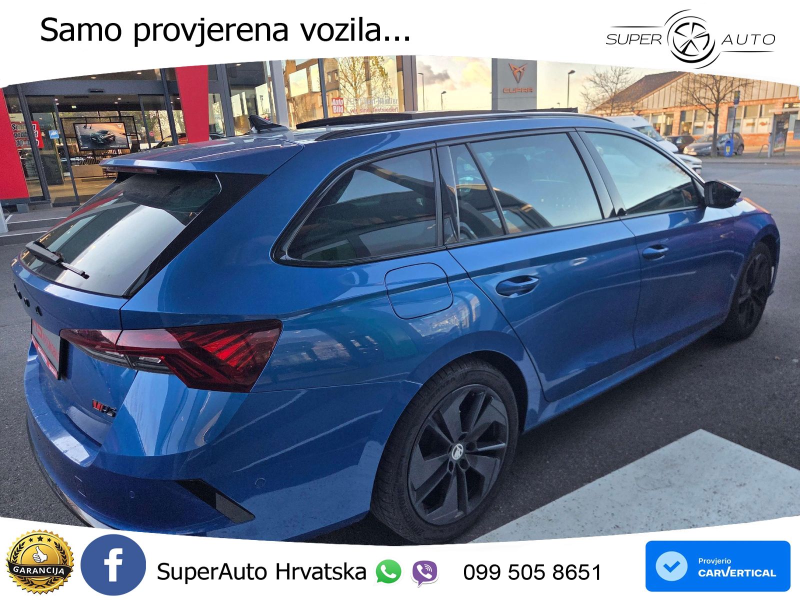 Škoda Octavia Combi RS 2.0 TDI (200 KS) DSG LED+GR SJED+ACC