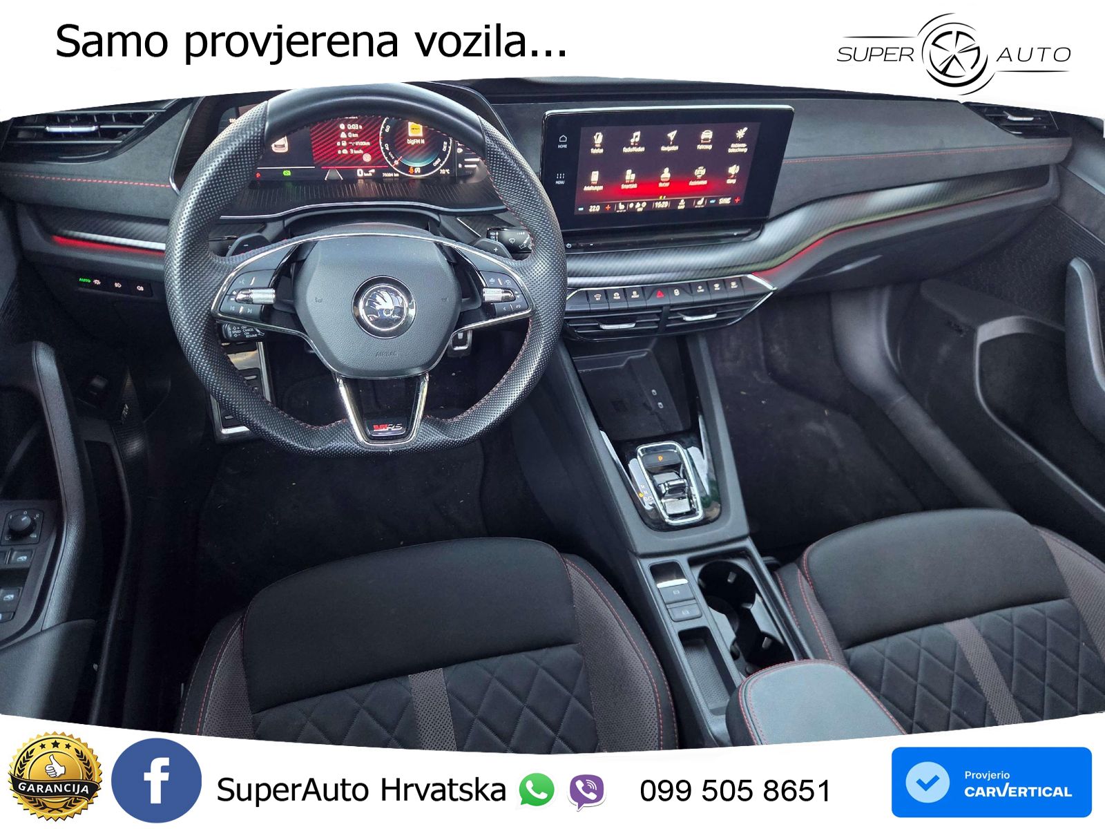 Škoda Octavia Combi RS 2.0 TDI (200 KS) DSG LED+GR SJED+ACC