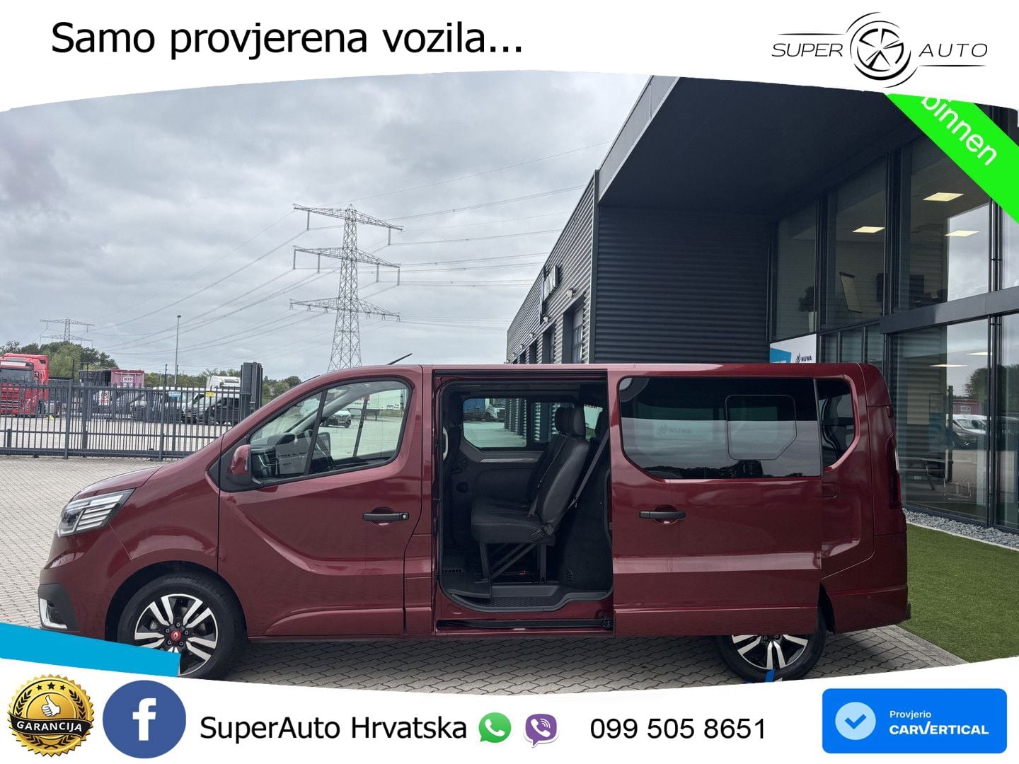 Renault Trafic 150 L2H1 DC + Trekhaak Kasten 150 KS
