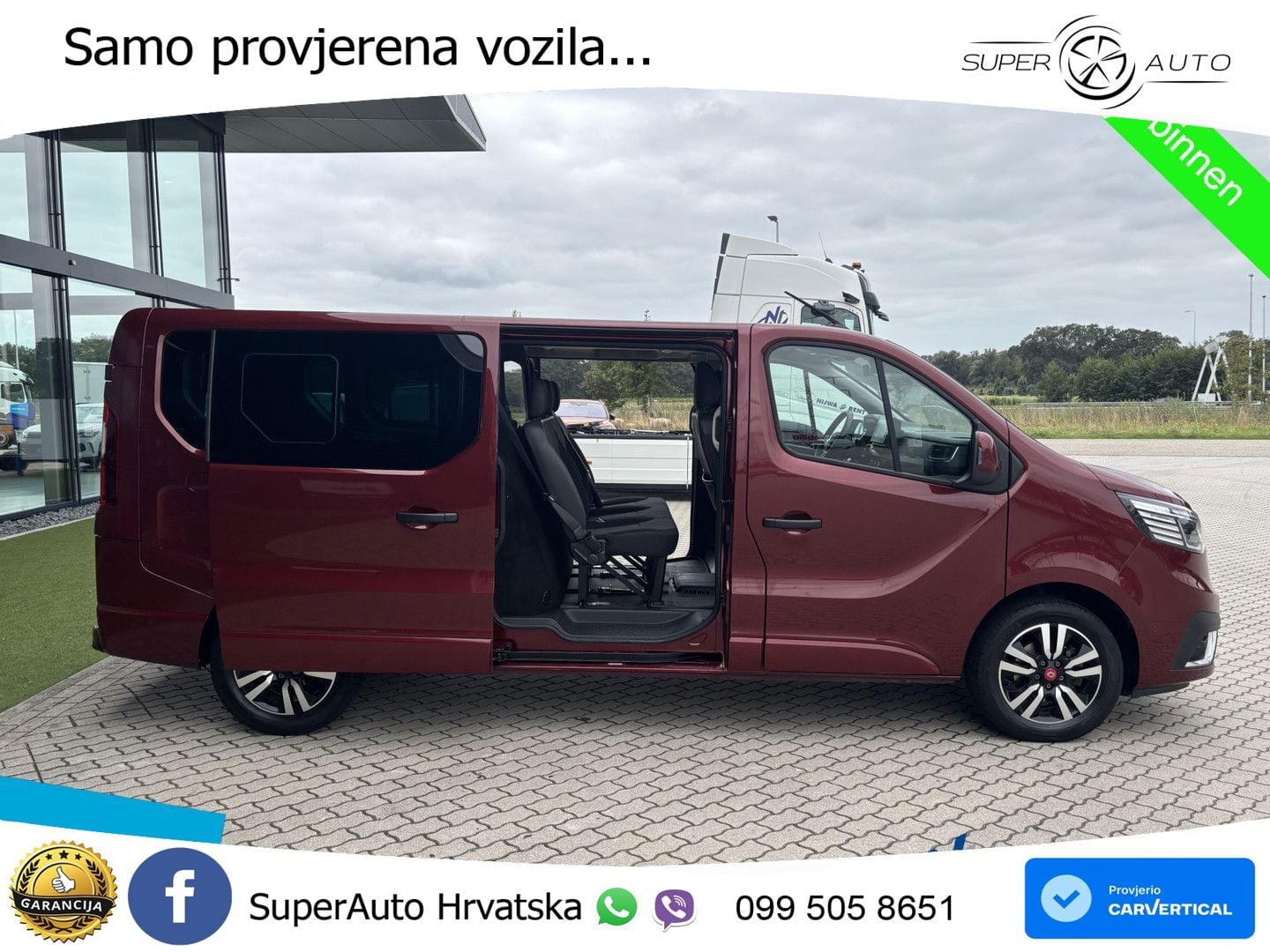 Renault Trafic 150 L2H1 DC + Trekhaak Kasten 150 KS