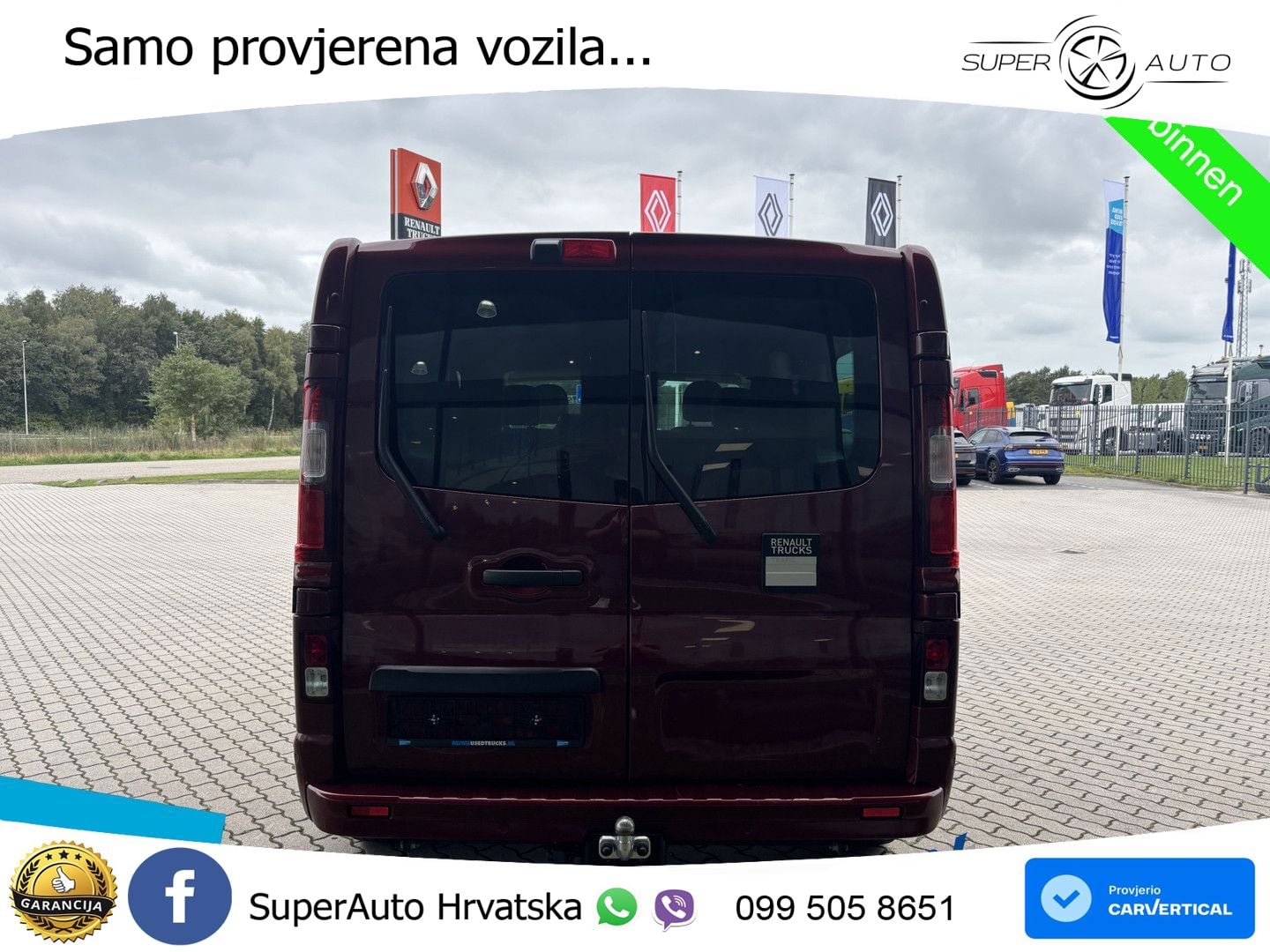 Renault Trafic 150 L2H1 DC + Trekhaak Kasten 150 KS