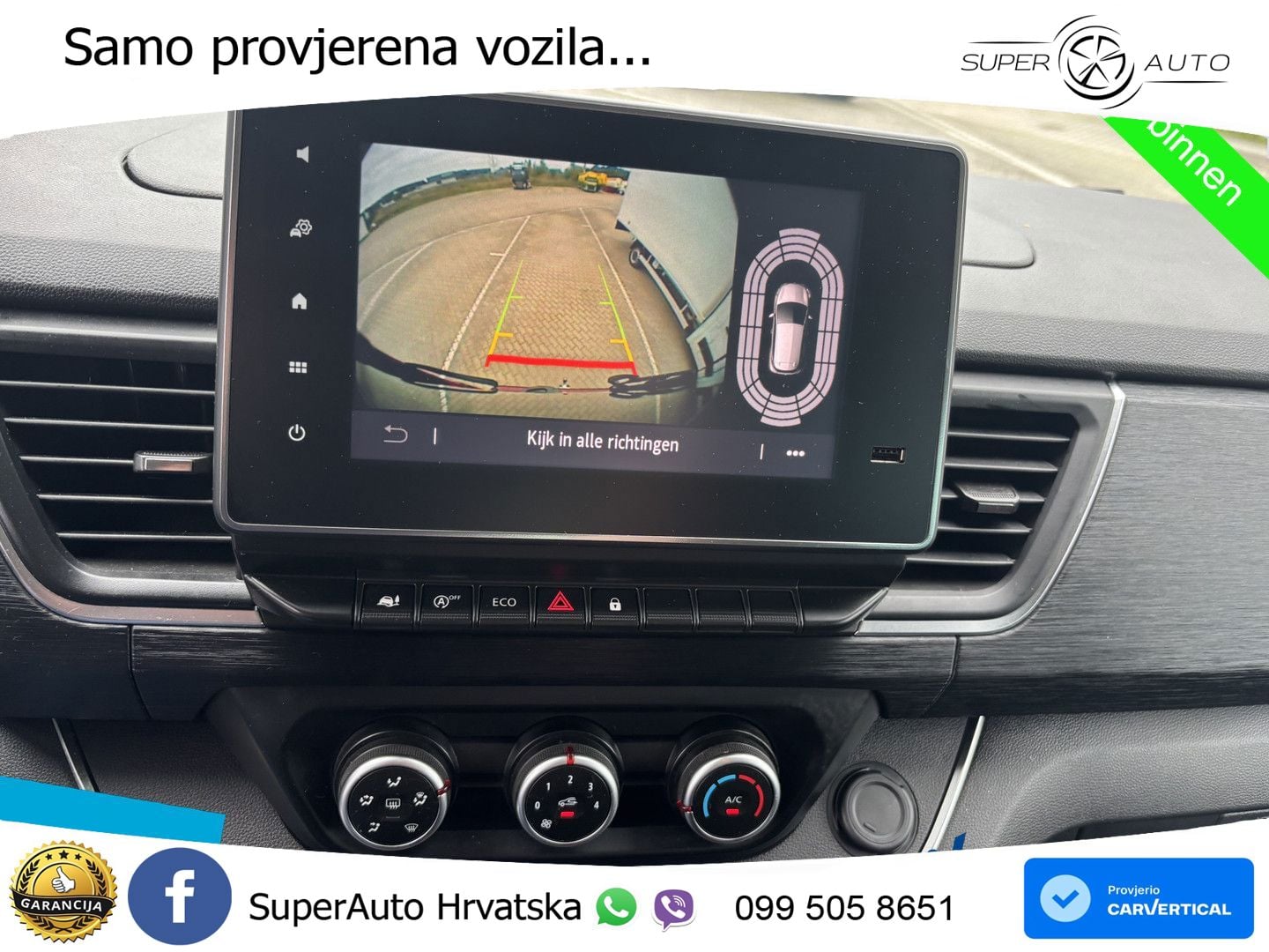 Renault Trafic 150 L2H1 DC + Trekhaak Kasten 150 KS