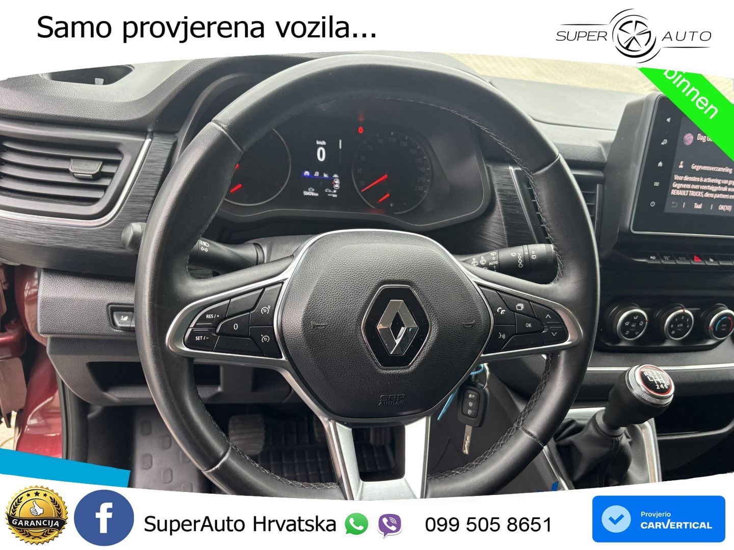 Renault Trafic 150 L2H1 DC + Trekhaak Kasten 150 KS