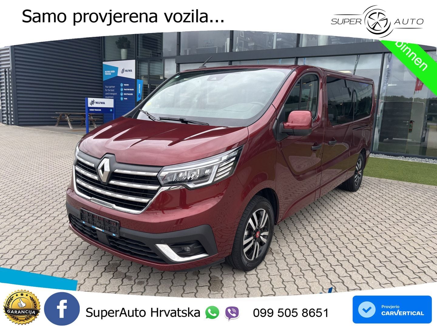 Renault Trafic 150 L2H1 DC + Trekhaak Kasten 150 KS