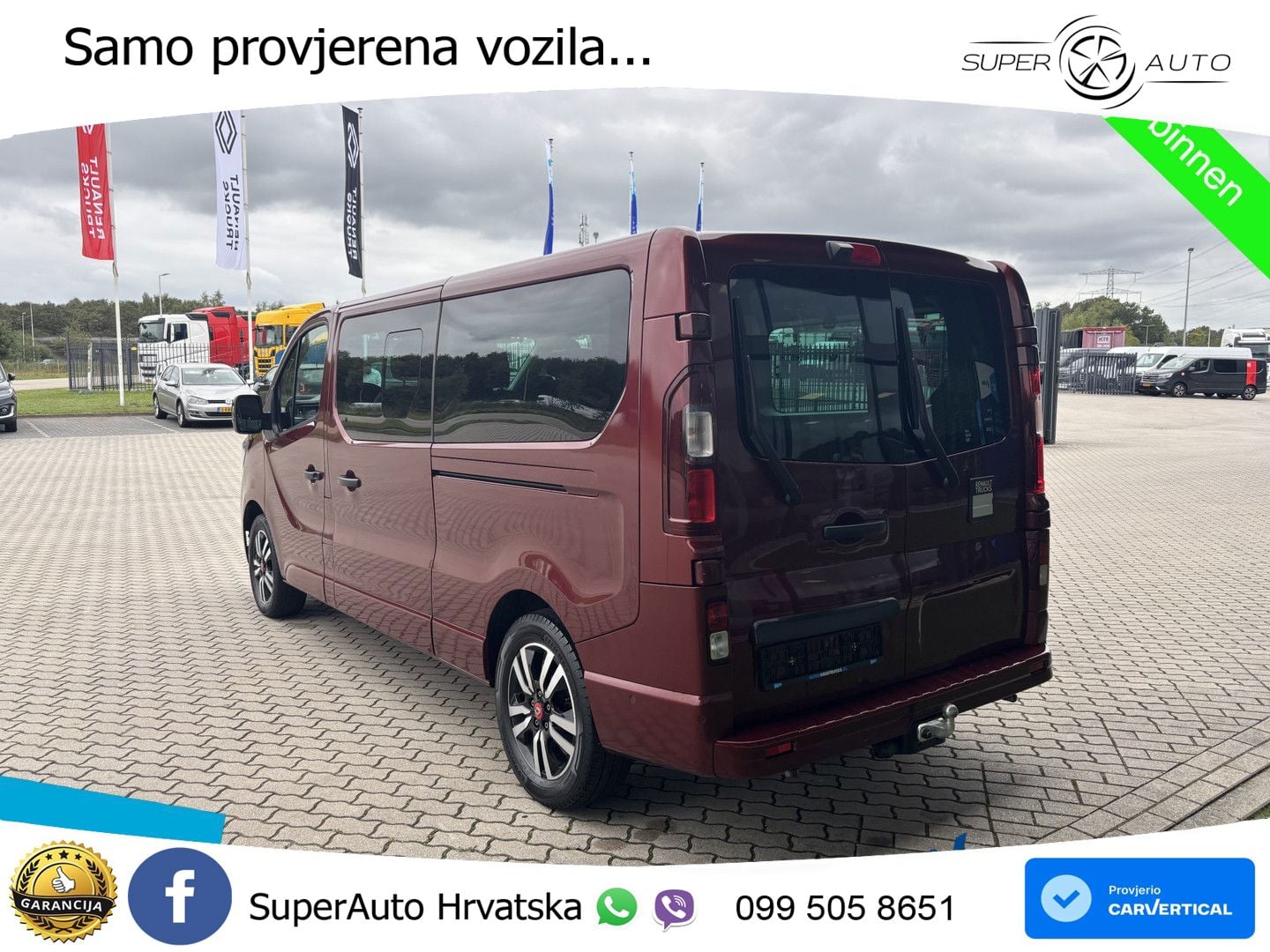 Renault Trafic 150 L2H1 DC + Trekhaak Kasten 150 KS