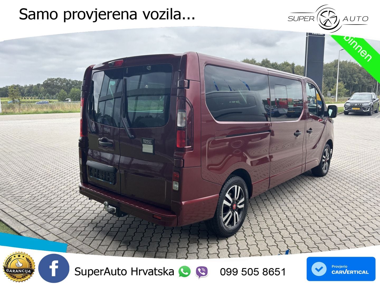 Renault Trafic 150 L2H1 DC + Trekhaak Kasten 150 KS