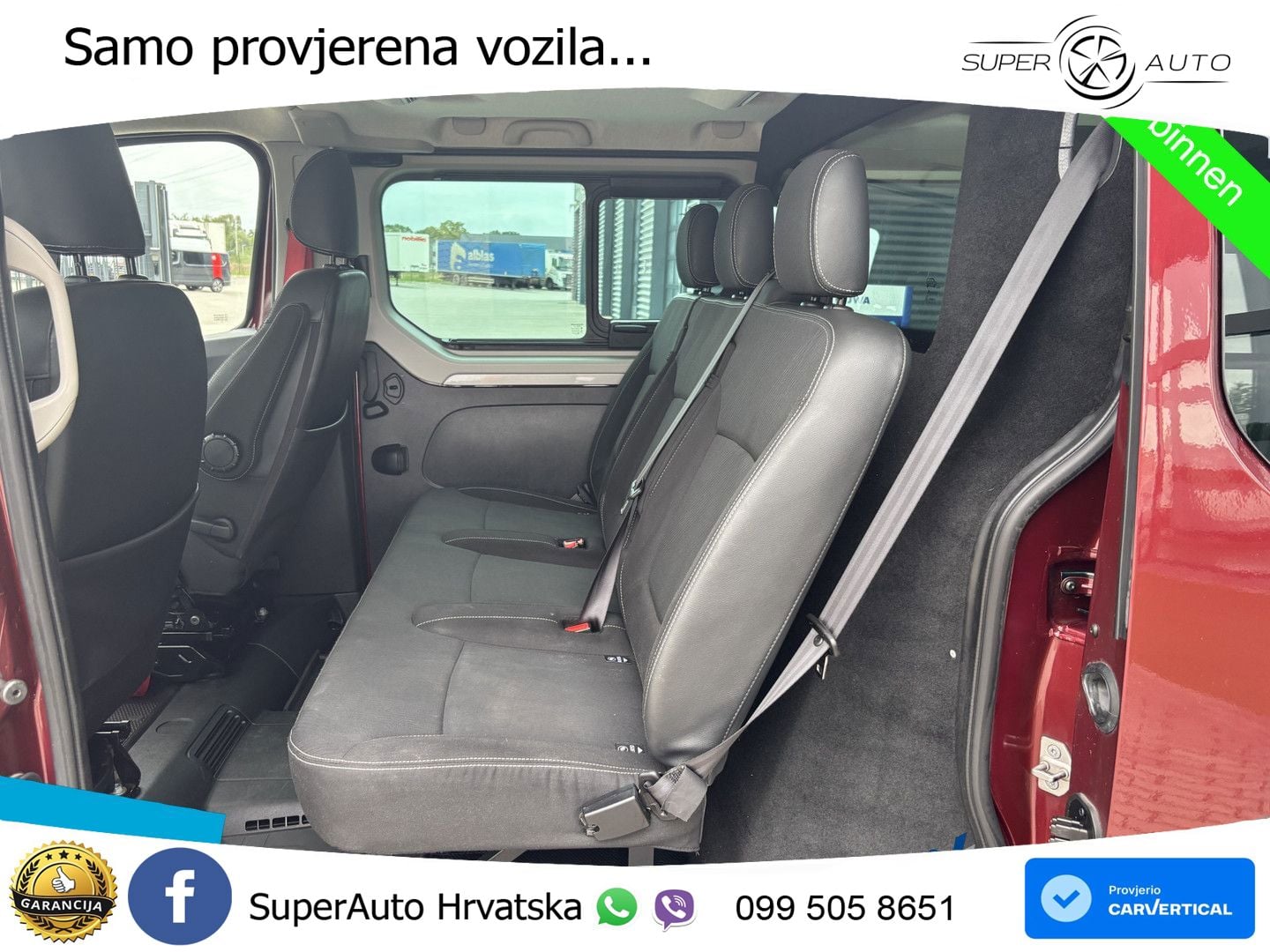 Renault Trafic 150 L2H1 DC + Trekhaak Kasten 150 KS