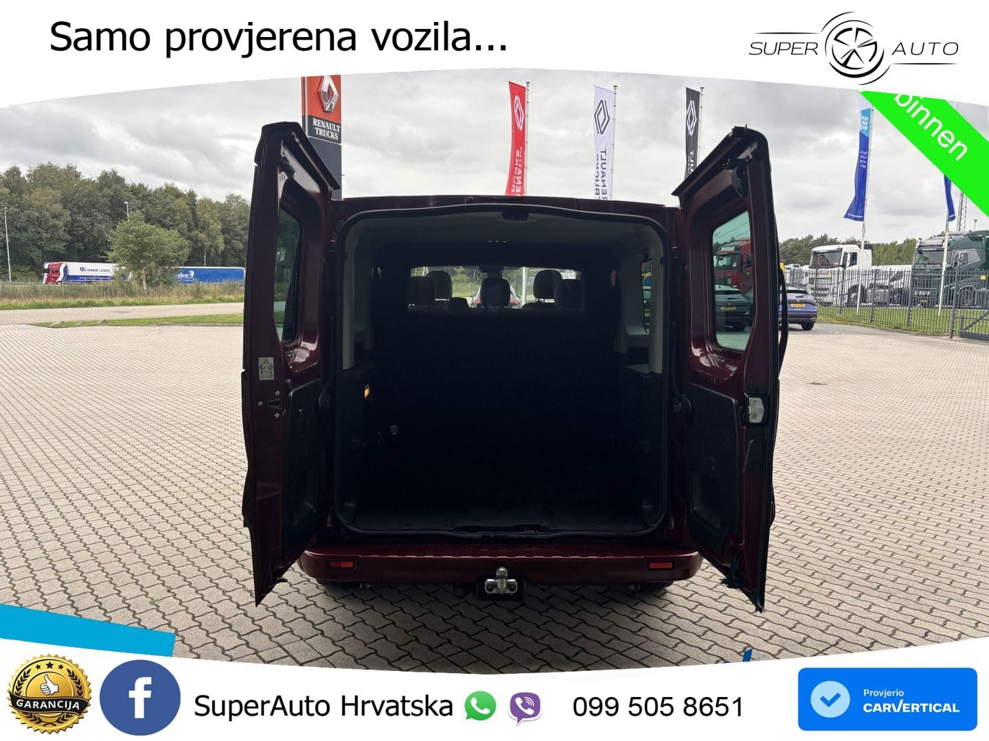 Renault Trafic 150 L2H1 DC + Trekhaak Kasten 150 KS