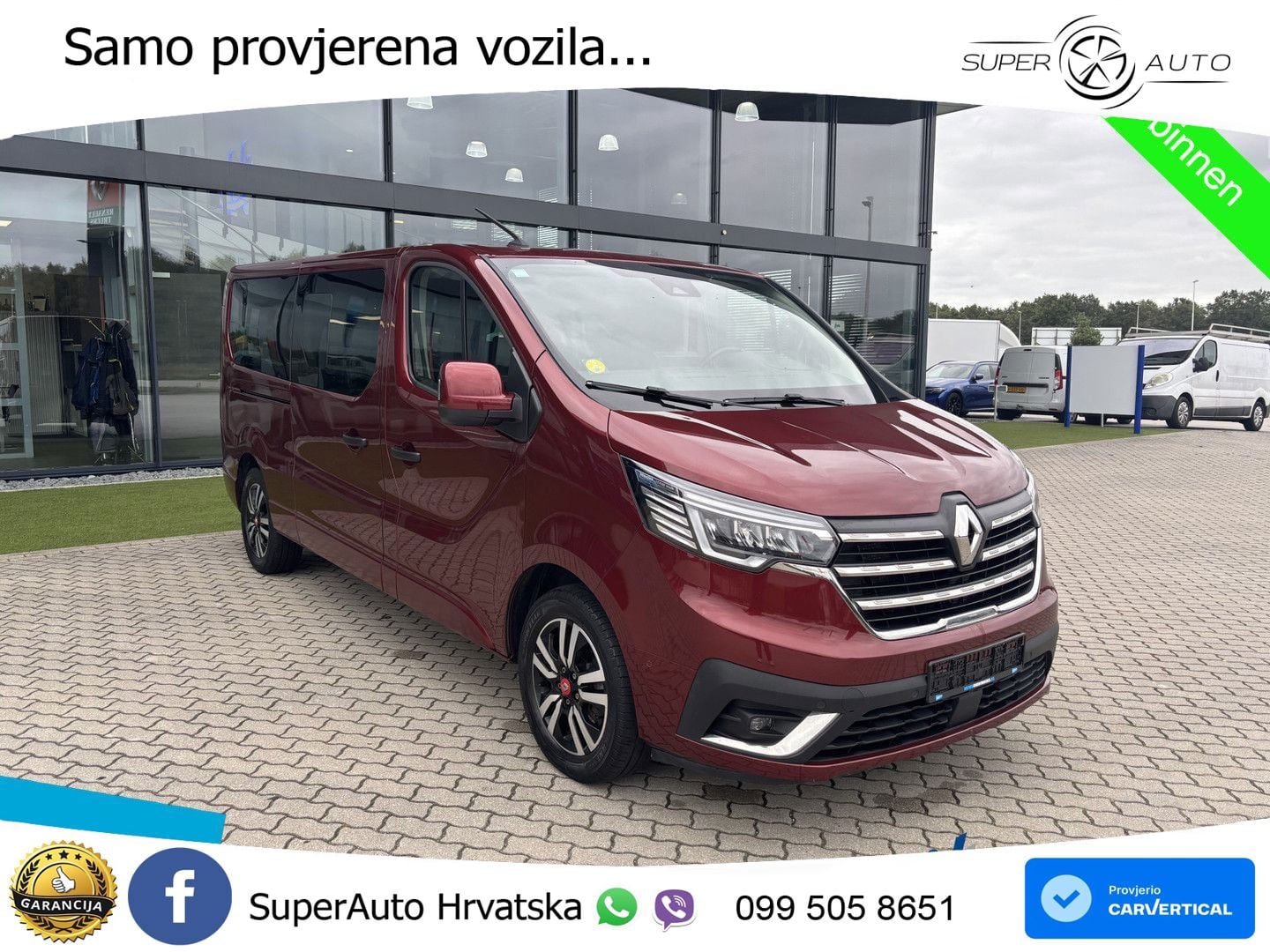 Renault Trafic 150 L2H1 DC + Trekhaak Kasten 150 KS