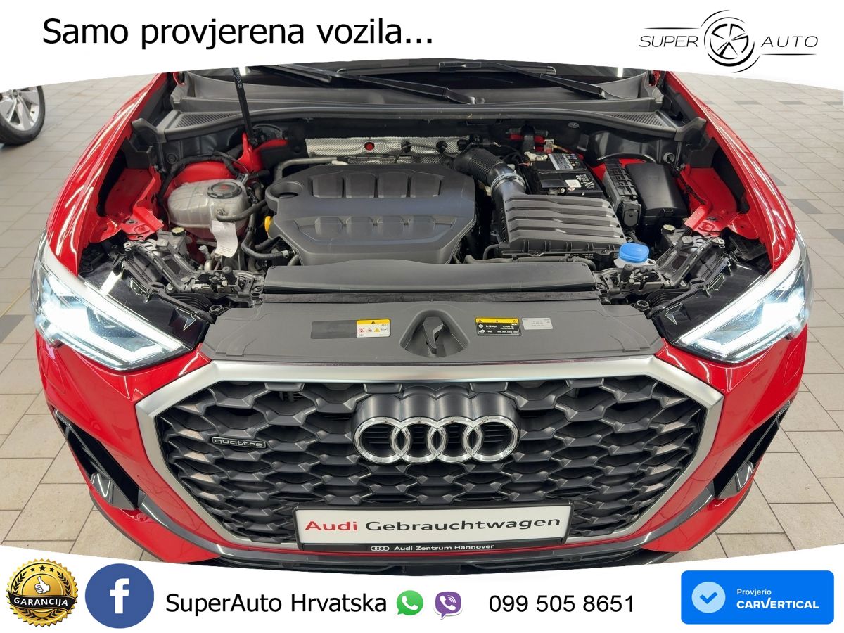 Audi Q3 II Sportback 45 TFSI (245 KS) quattro S tronic LED+GR SJED+ACC