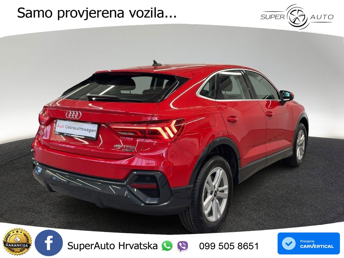 Audi Q3 II Sportback 45 TFSI (245 KS) quattro S tronic LED+GR SJED+ACC