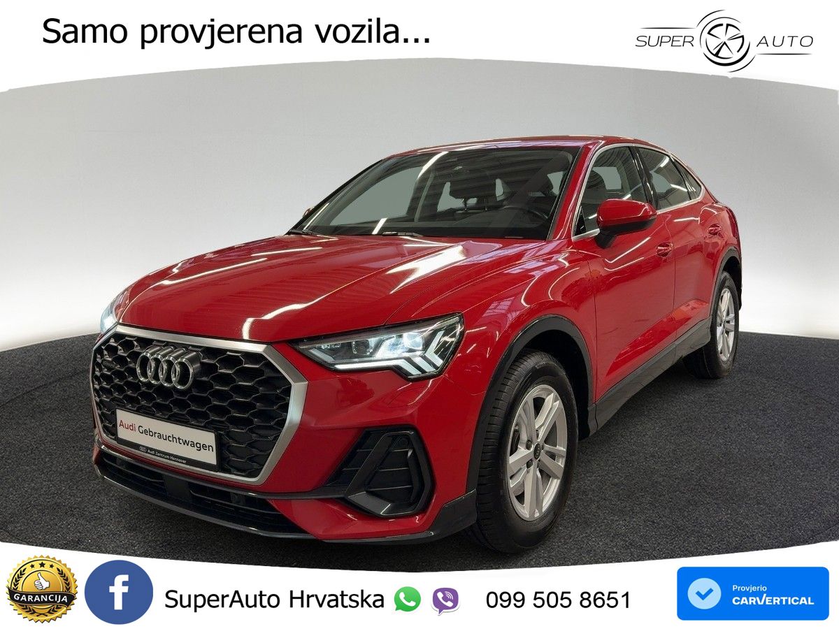 Audi Q3 II Sportback 45 TFSI (245 KS) quattro S tronic LED+GR SJED+ACC