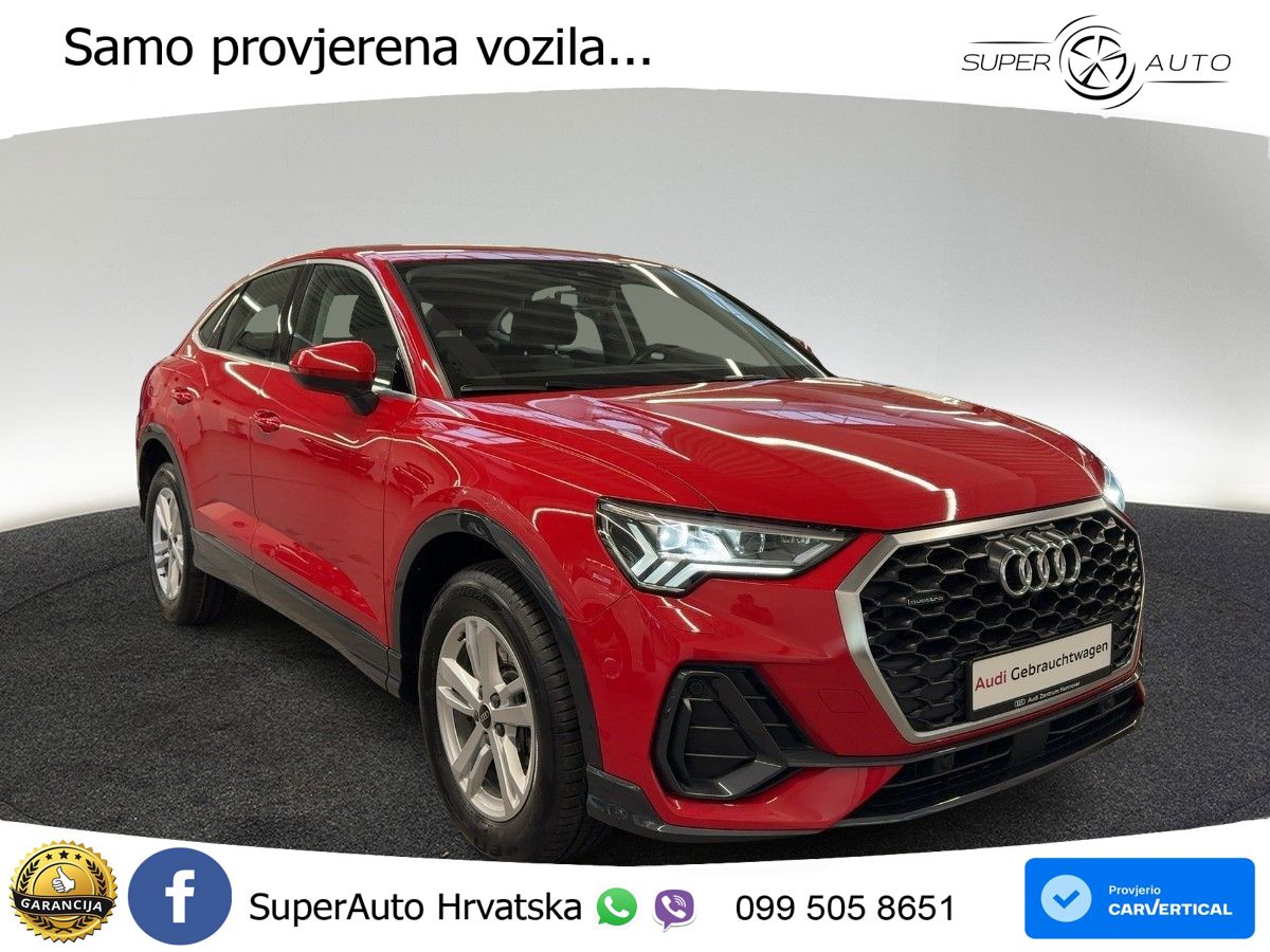 Audi Q3 II Sportback 45 TFSI (245 KS) quattro S tronic LED+GR SJED+ACC