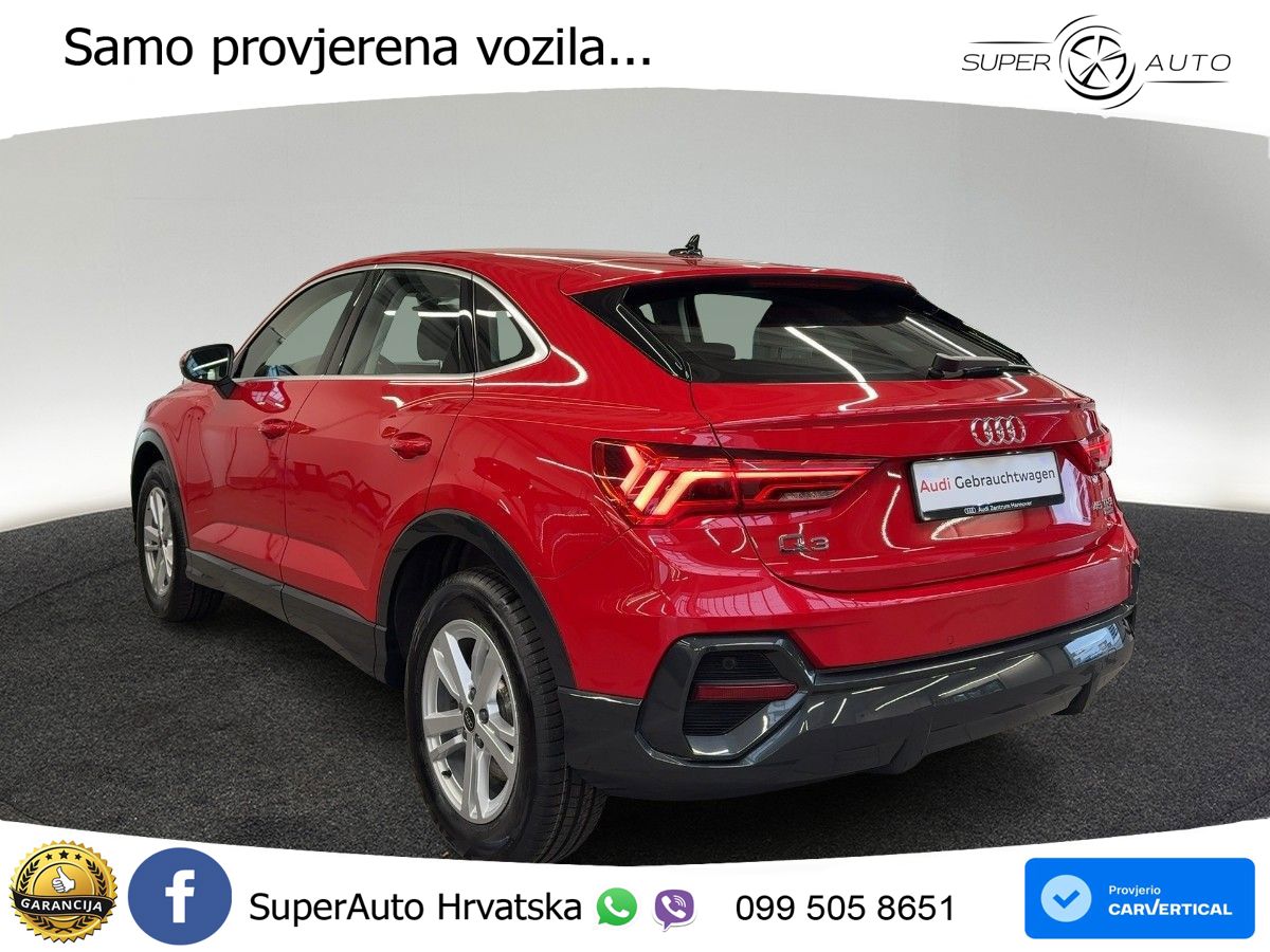 Audi Q3 II Sportback 45 TFSI (245 KS) quattro S tronic LED+GR SJED+ACC