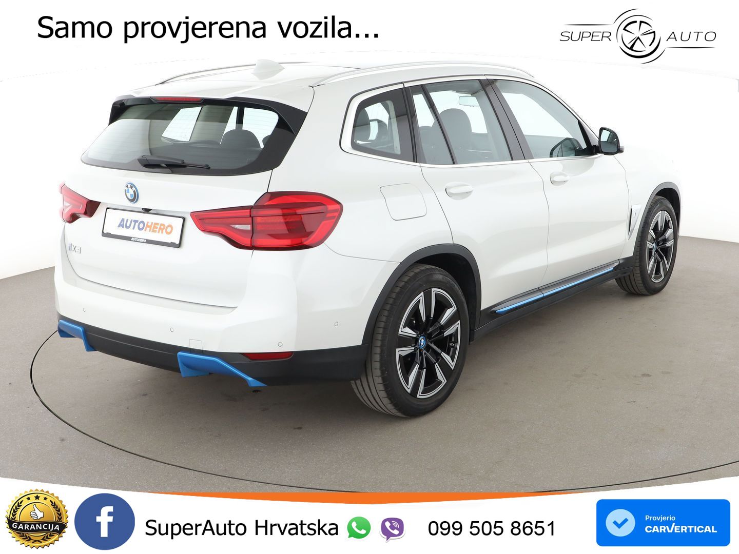 BMW iX3 80 kWh (286 KS) LED+GR SJED+ACC