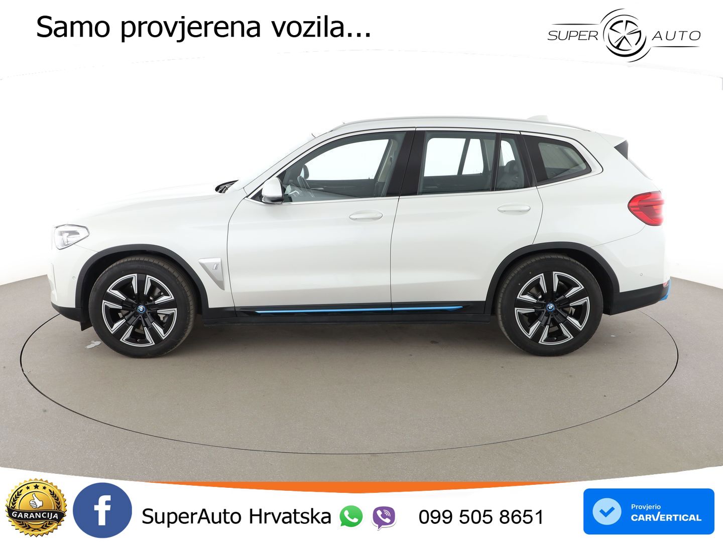BMW iX3 80 kWh (286 KS) LED+GR SJED+ACC