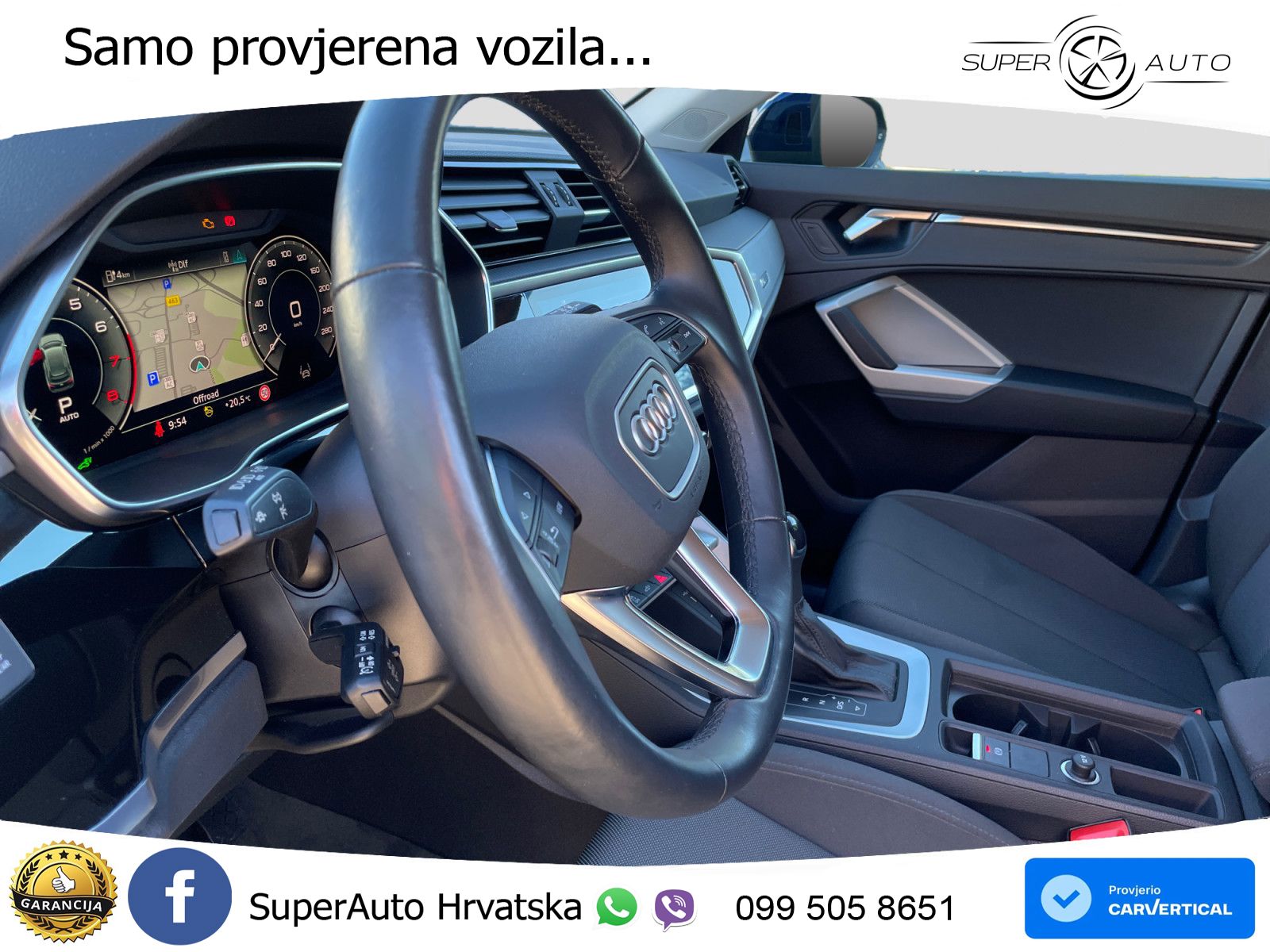 Audi Q3 45 TFSIe (245 KS) S tronic LED+GR SJED+ACC