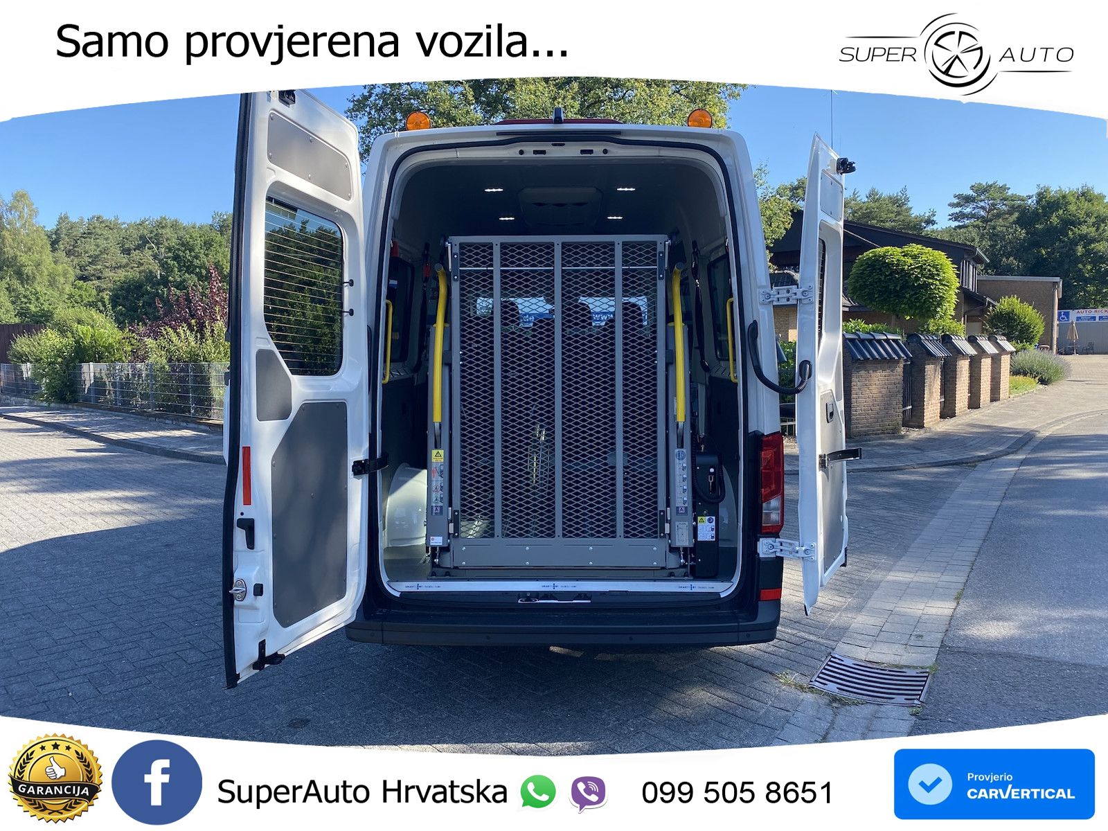 Volkswagen Crafter / TGE MR Hoch, Automatik, Rollstuhlumbau 140 KS