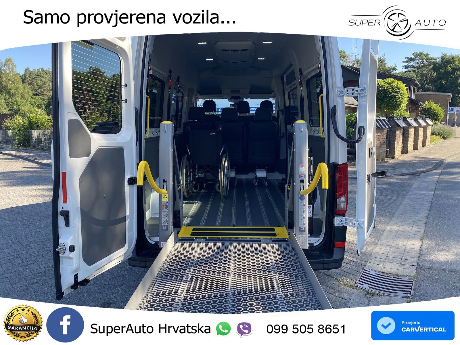 Volkswagen Crafter / TGE MR Hoch, Automatik, Rollstuhlumbau 140 KS