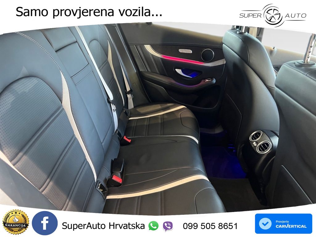 Mercedes AMG GLC 63 S V8 (510 KS) 4MATIC+ MCT ZRAČNI+ACC+4xGR SJED+360