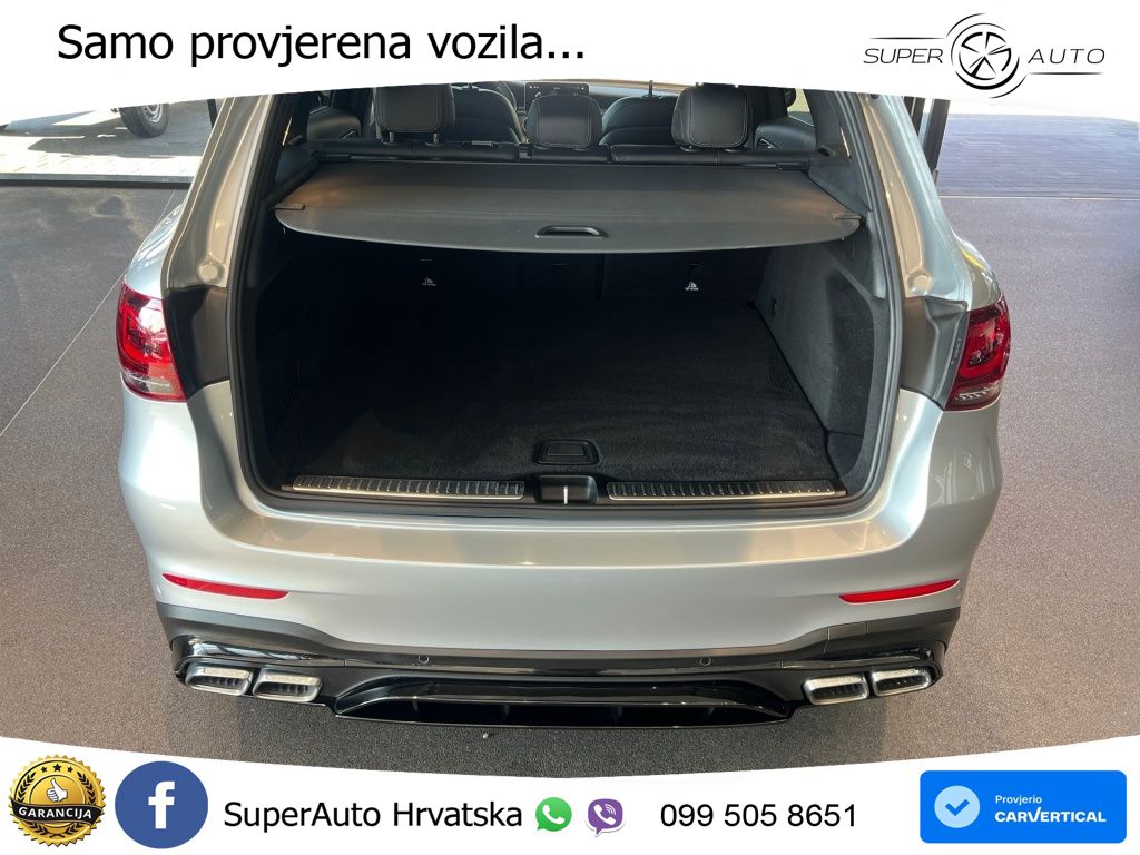 Mercedes AMG GLC 63 S V8 (510 KS) 4MATIC+ MCT ZRAČNI+ACC+4xGR SJED+360