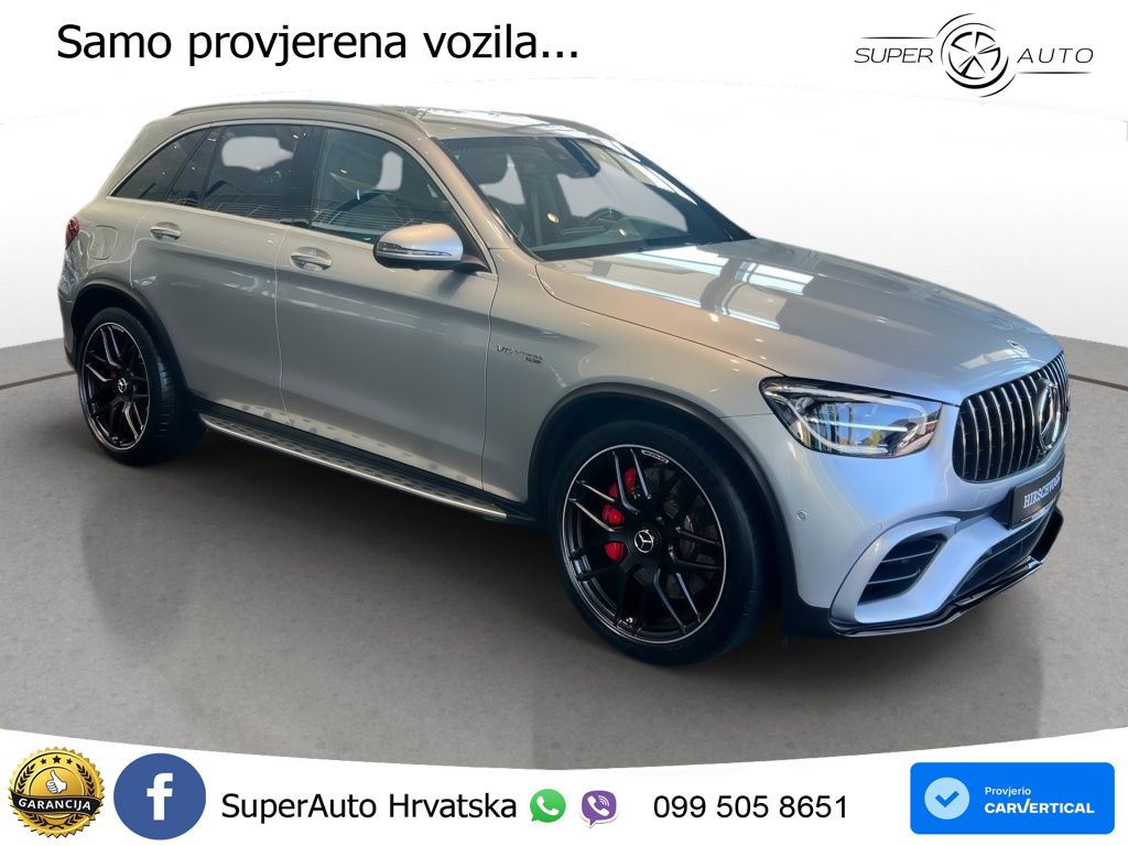 Mercedes AMG GLC 63 S V8 (510 KS) 4MATIC+ MCT ZRAČNI+ACC+4xGR SJED+360