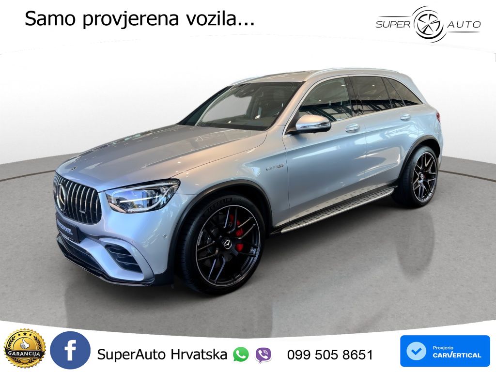 Mercedes AMG GLC 63 S V8 (510 KS) 4MATIC+ MCT ZRAČNI+ACC+4xGR SJED+360