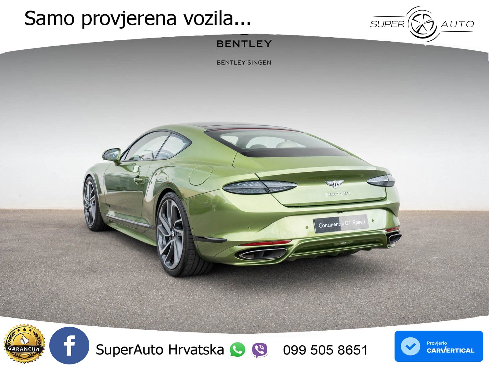 Bentley Continental GT IV 4.0 V8 TFSi (782 KS) AWD DCT LED+GR SJED+ACC