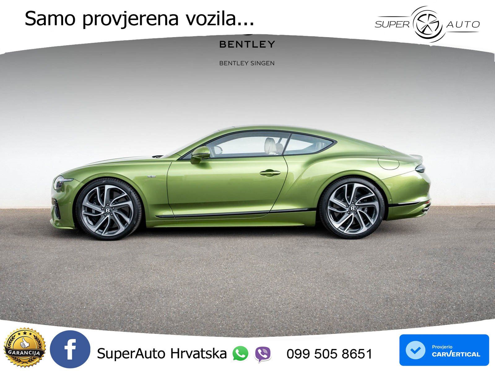 Bentley Continental GT IV 4.0 V8 TFSi (782 KS) AWD DCT LED+GR SJED+ACC