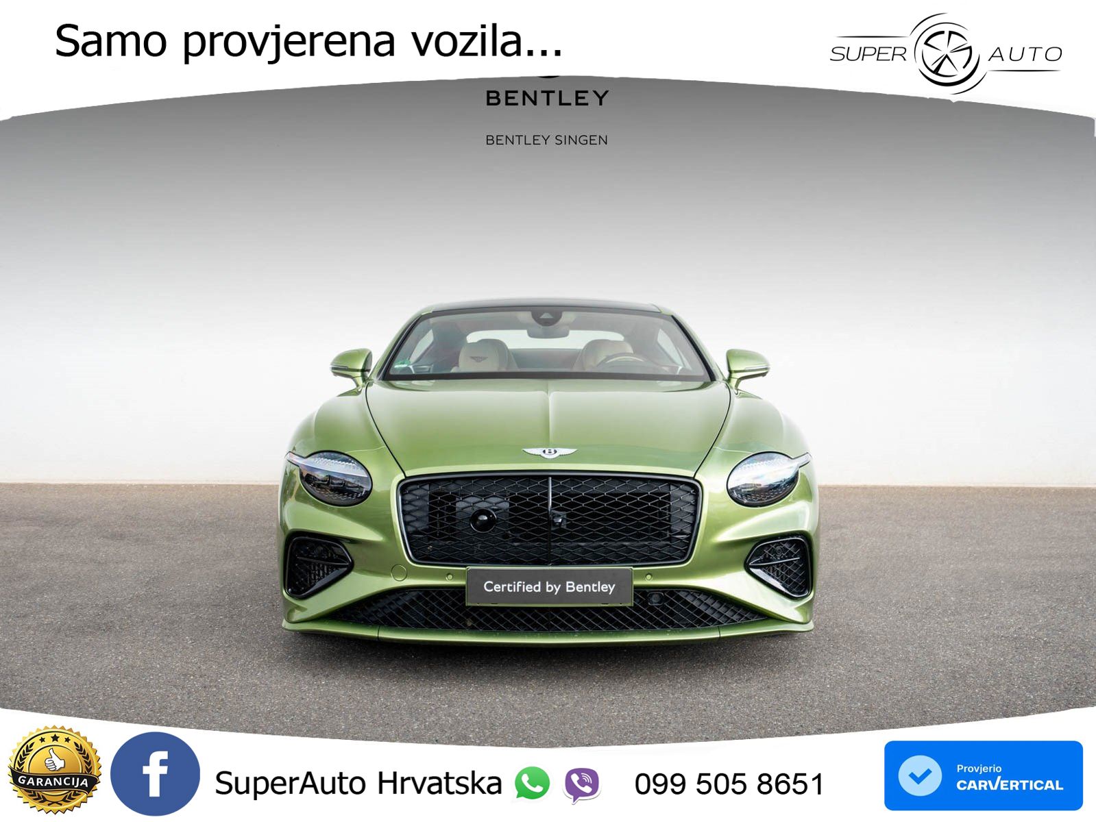 Bentley Continental GT IV 4.0 V8 TFSi (782 KS) AWD DCT LED+GR SJED+ACC