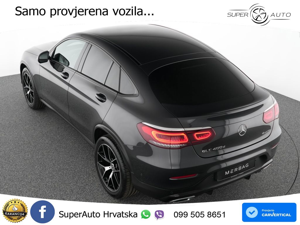 Mercedes GLC Coupe 400d (330 KS) 4MATIC 9G-TRONIC AMG LED+GR SJED+ACC
