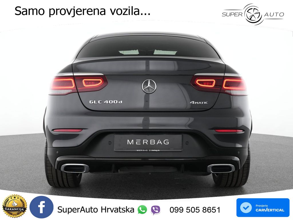 Mercedes GLC Coupe 400d (330 KS) 4MATIC 9G-TRONIC AMG LED+GR SJED+ACC