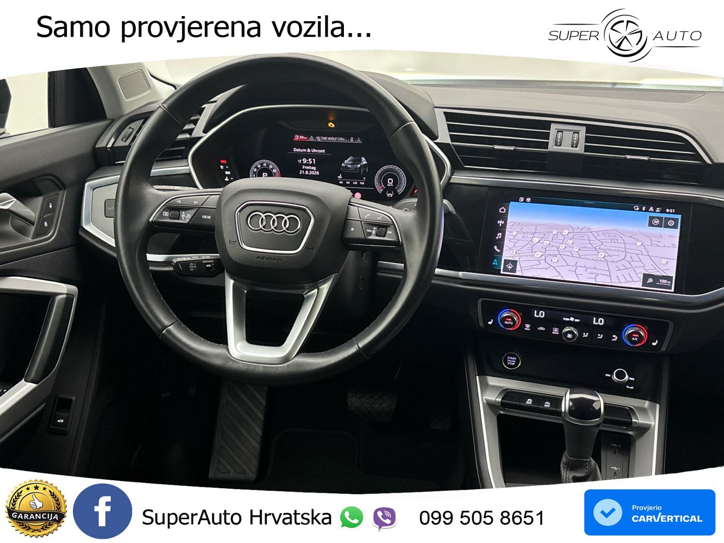 Audi Q3 40 TFSI (190 KS) quattro S tronic advanced LED+GR SJED+ACC