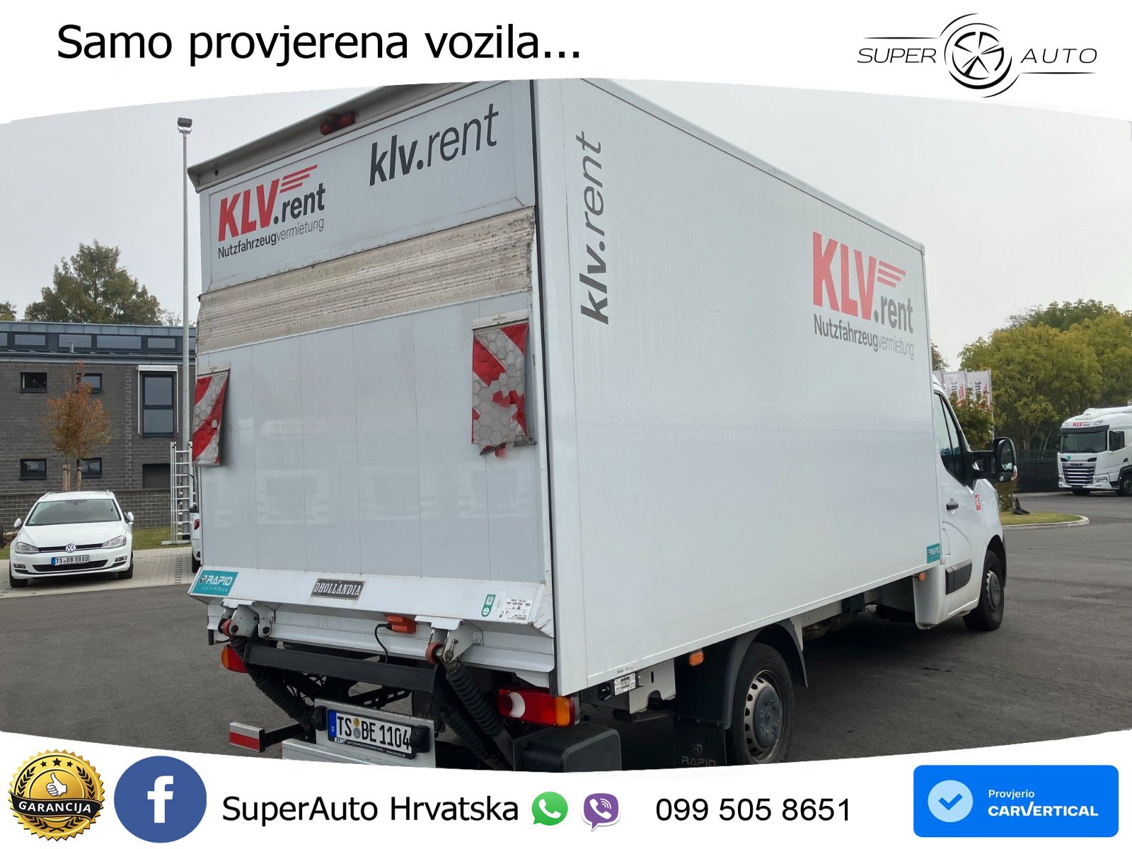 Renault Master 3,5 to 165 Koffer LBW Rückfahrkamera 165 KS