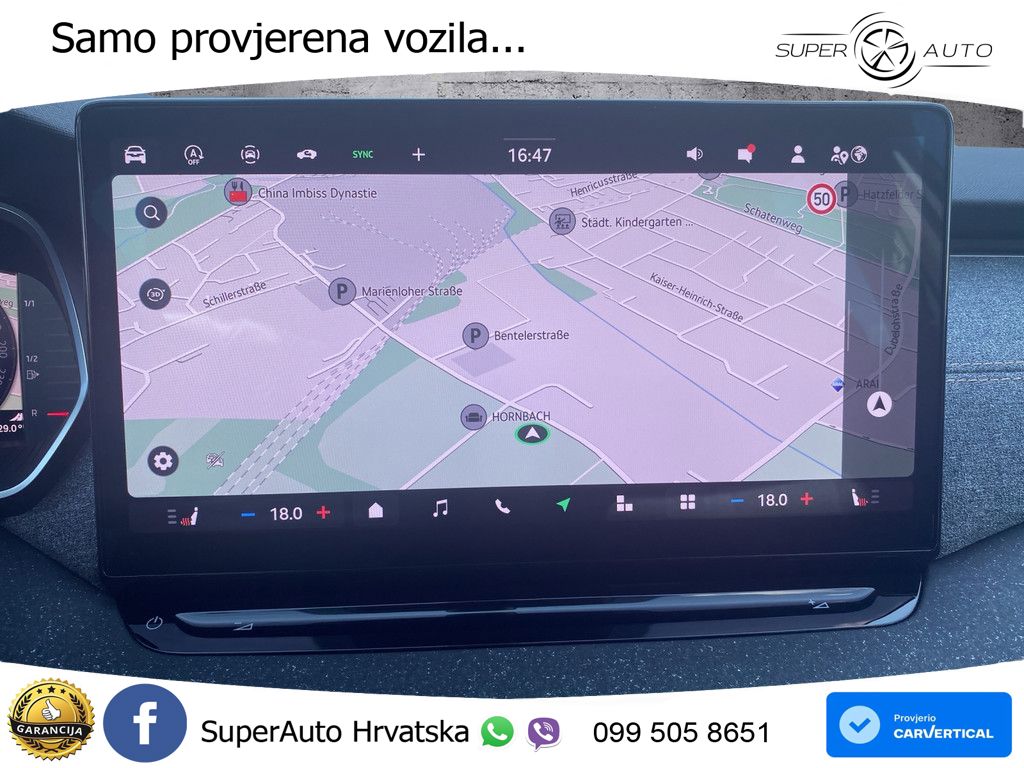 Škoda Octavia Combi 1.5 TSI (150 KS) DSG Selection MATRIX+GR SJED+KAM