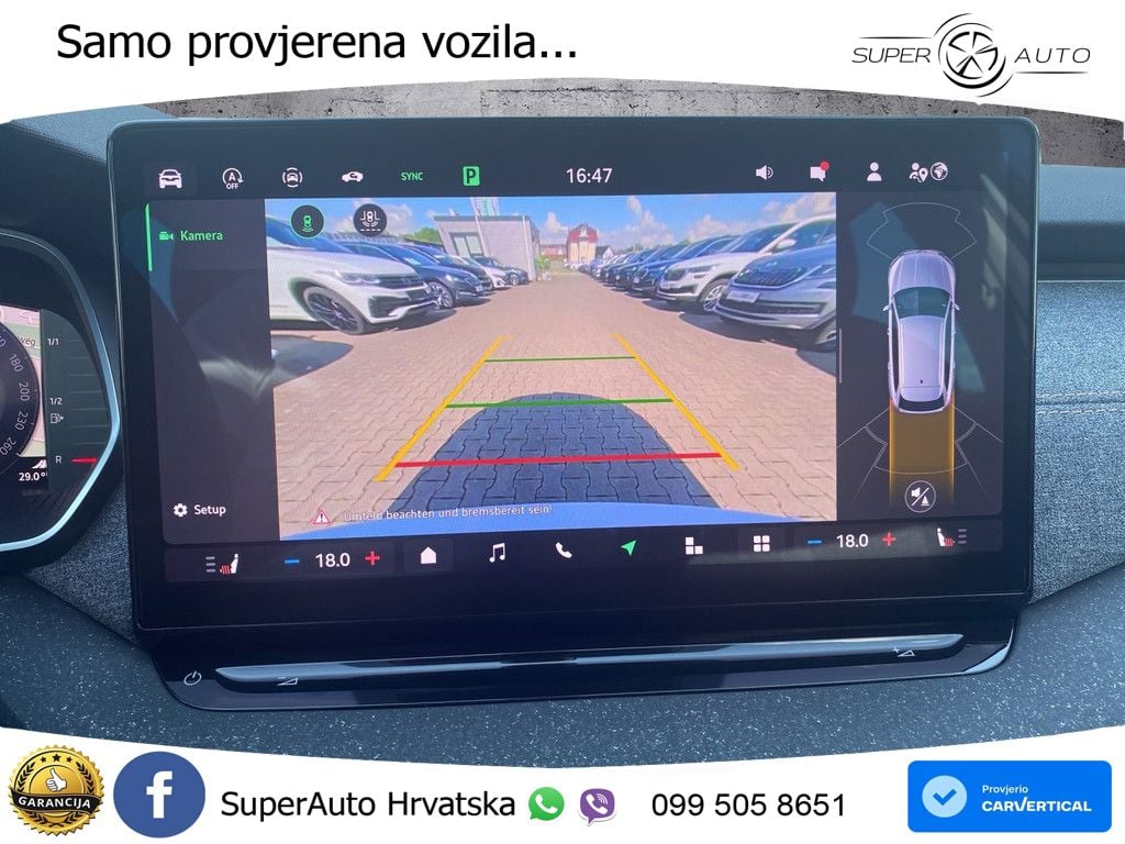 Škoda Octavia Combi 1.5 TSI (150 KS) DSG Selection MATRIX+GR SJED+KAM