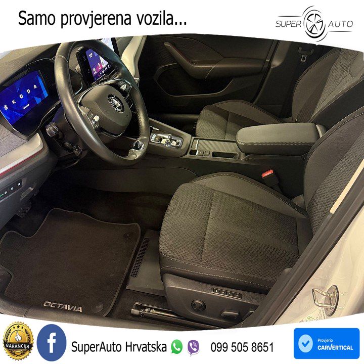 Škoda Octavia Combi 1.5 TSI EVO e-TEC (150 KS) DSG LED+GR SJED+ACC