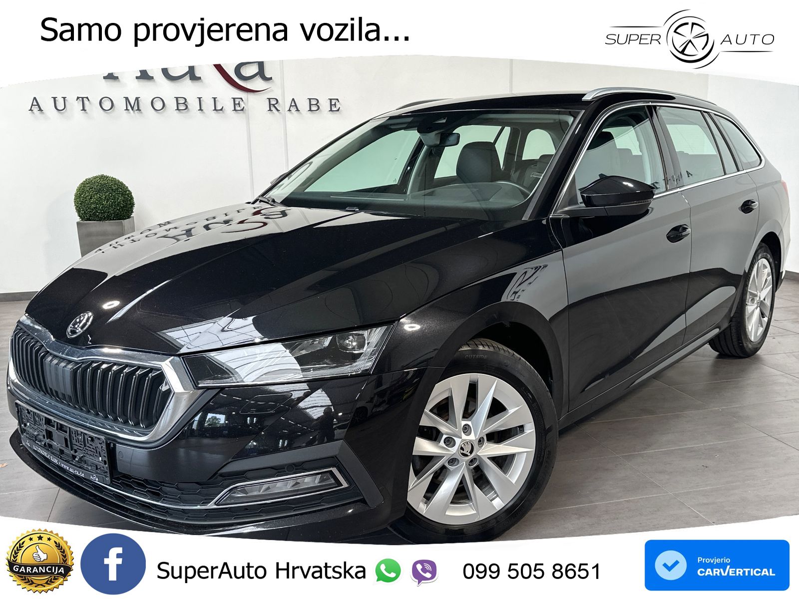 Škoda Octavia Combi 2.0 TDI (150 KS) DSG LED+GR SJED+ACC