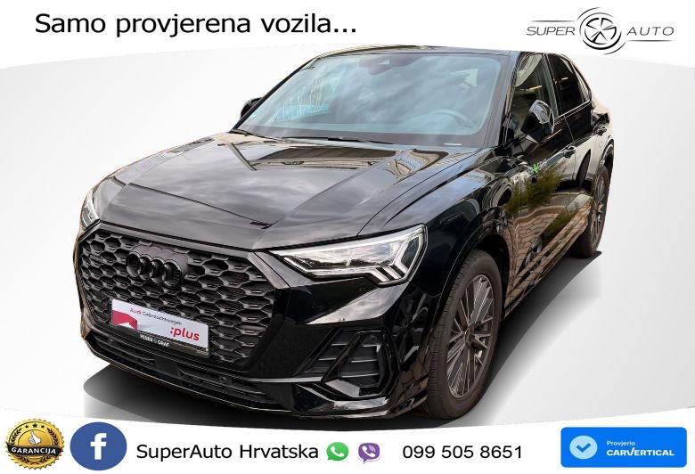 Audi Q3 II Sportback 40 TFSI (190 KS) quattro S tronic S line LED+GR SJED+ACC