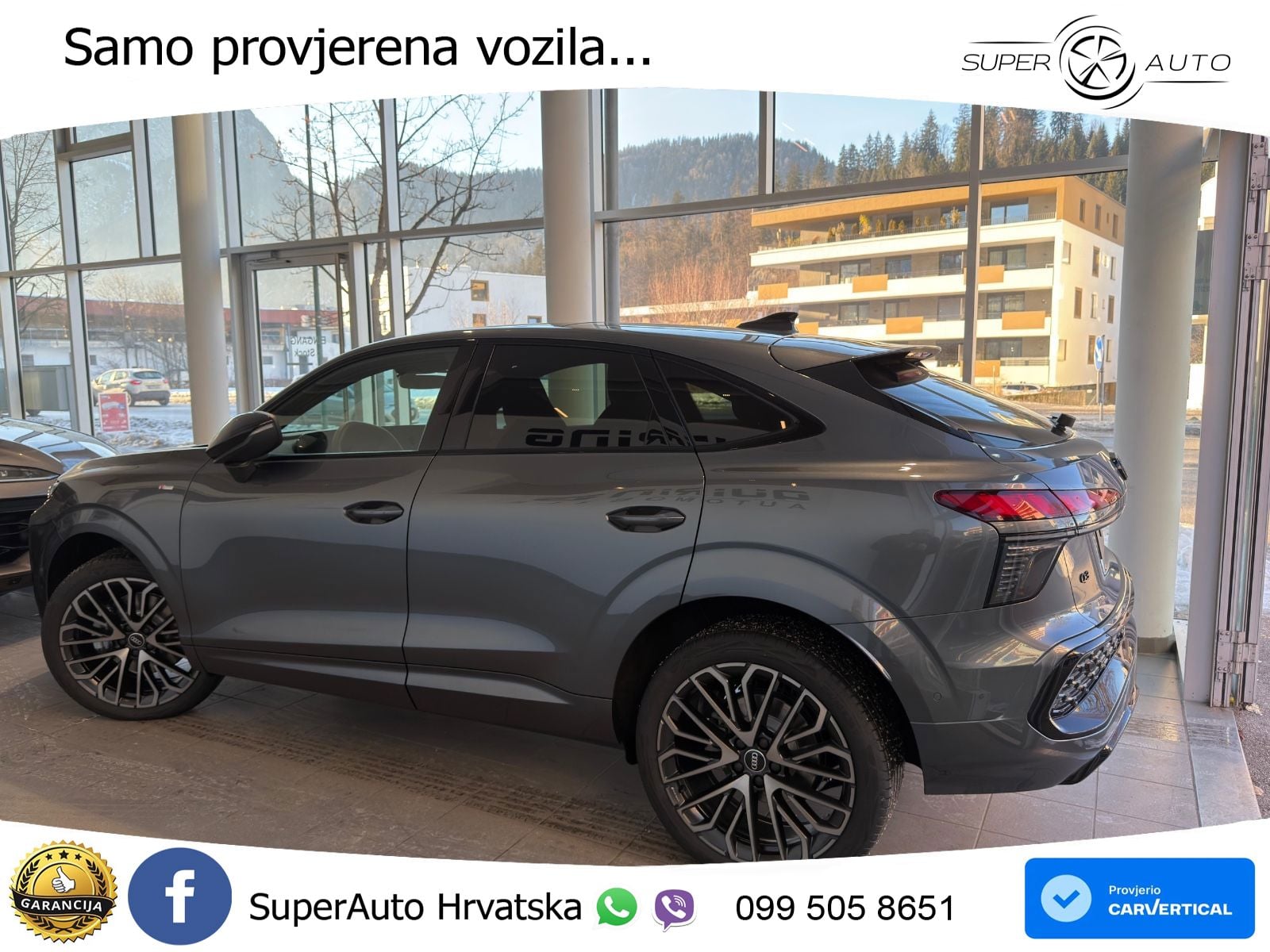 Audi Q3 Sportback 2.0 TDI (150 KS) S tronic S line ACC+HEAD+GR SJED+360+PANO